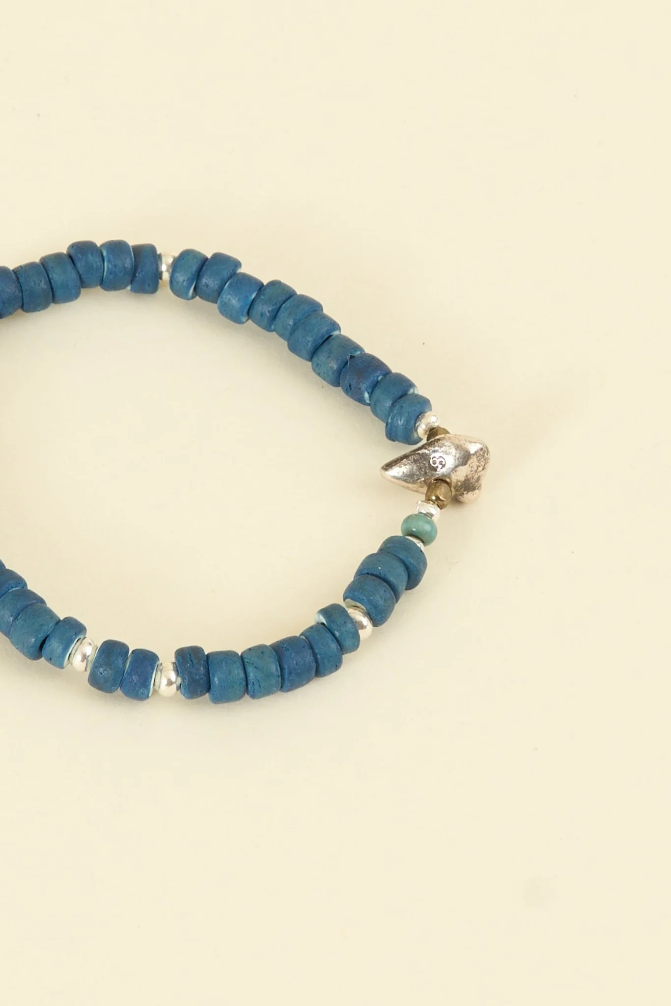 SunKu Indigo Dye Medium Beads Bracelet