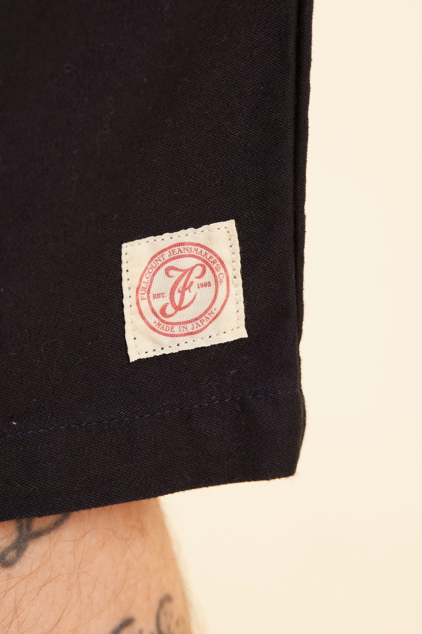 Fullcount Sateen Easy Shorts - Black