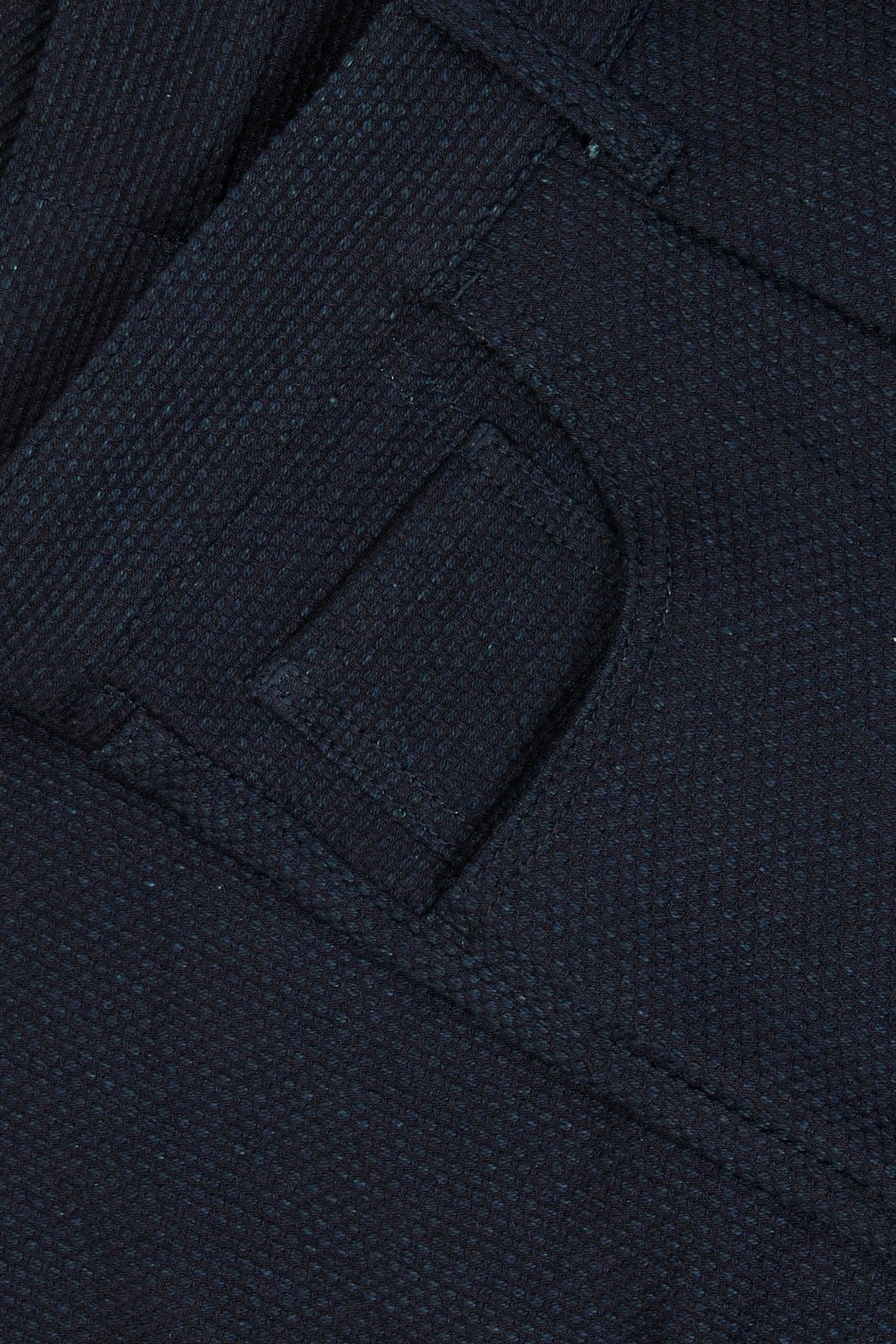 Japan Blue 11oz Sashiko Wide Tapered Pants - Indigo