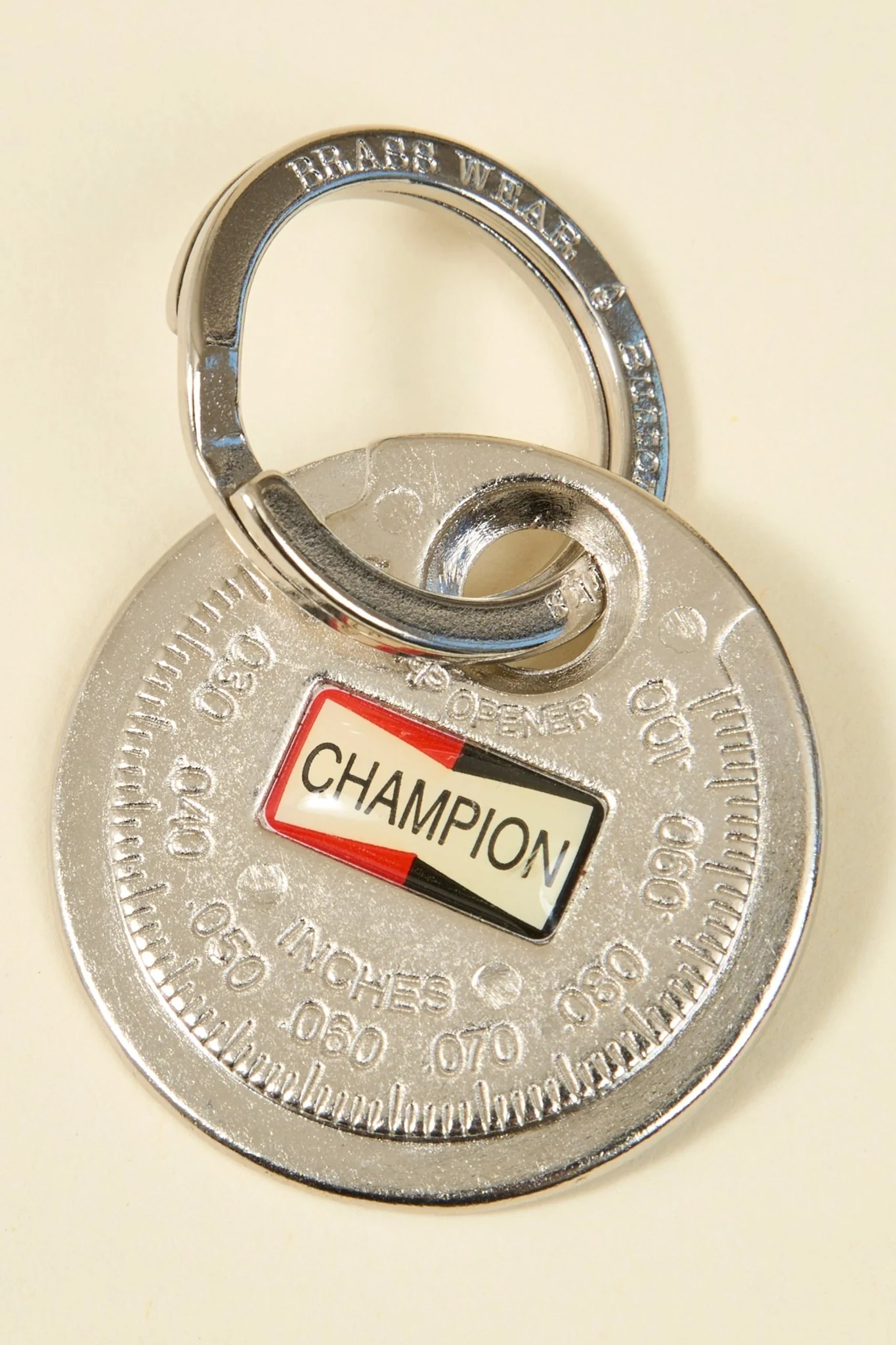 Button Works CHAMPION Gap Gauge Key Fob