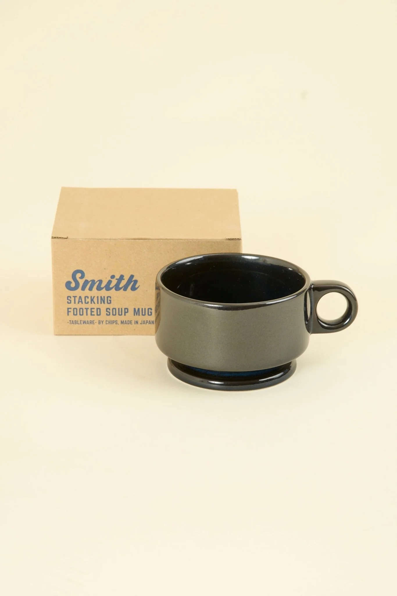 CHIPS Inc. Smith Stacking Soup Mug - Dark Navy
