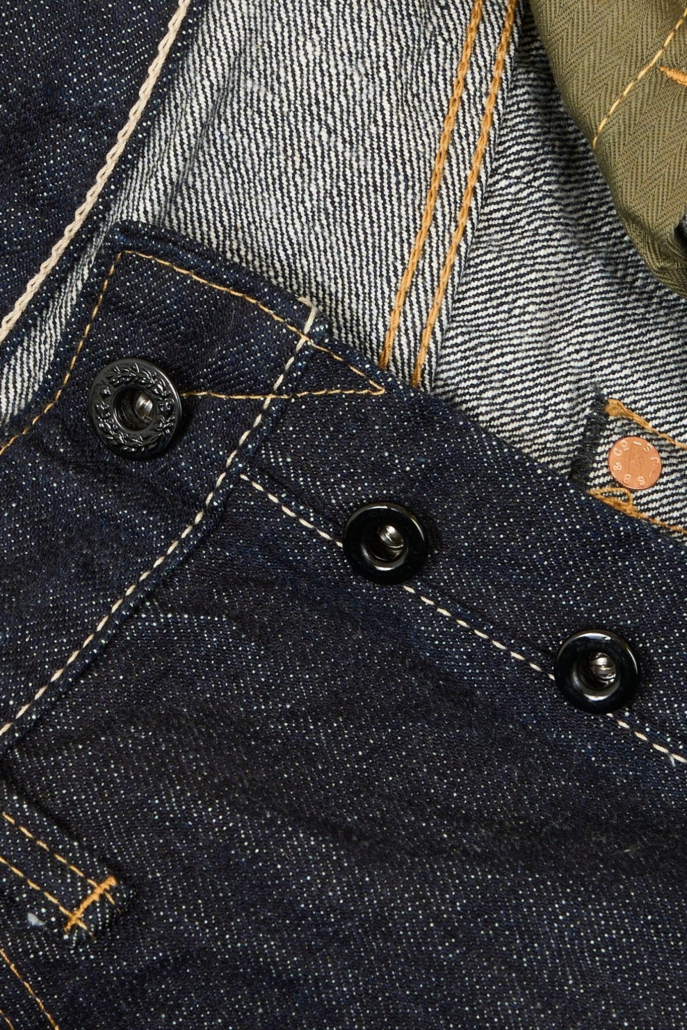 Pherrow's 451SW Wide Straight Selvedge Denim - 13.5oz