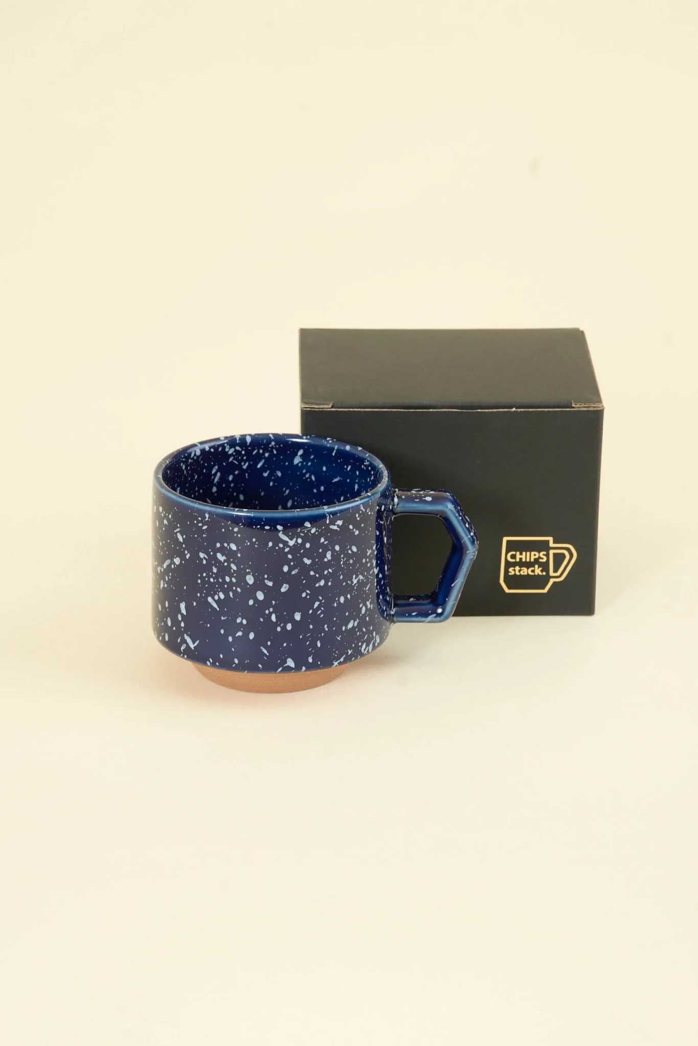 CHIPS Inc. Stack Mug - Splash Navy / White