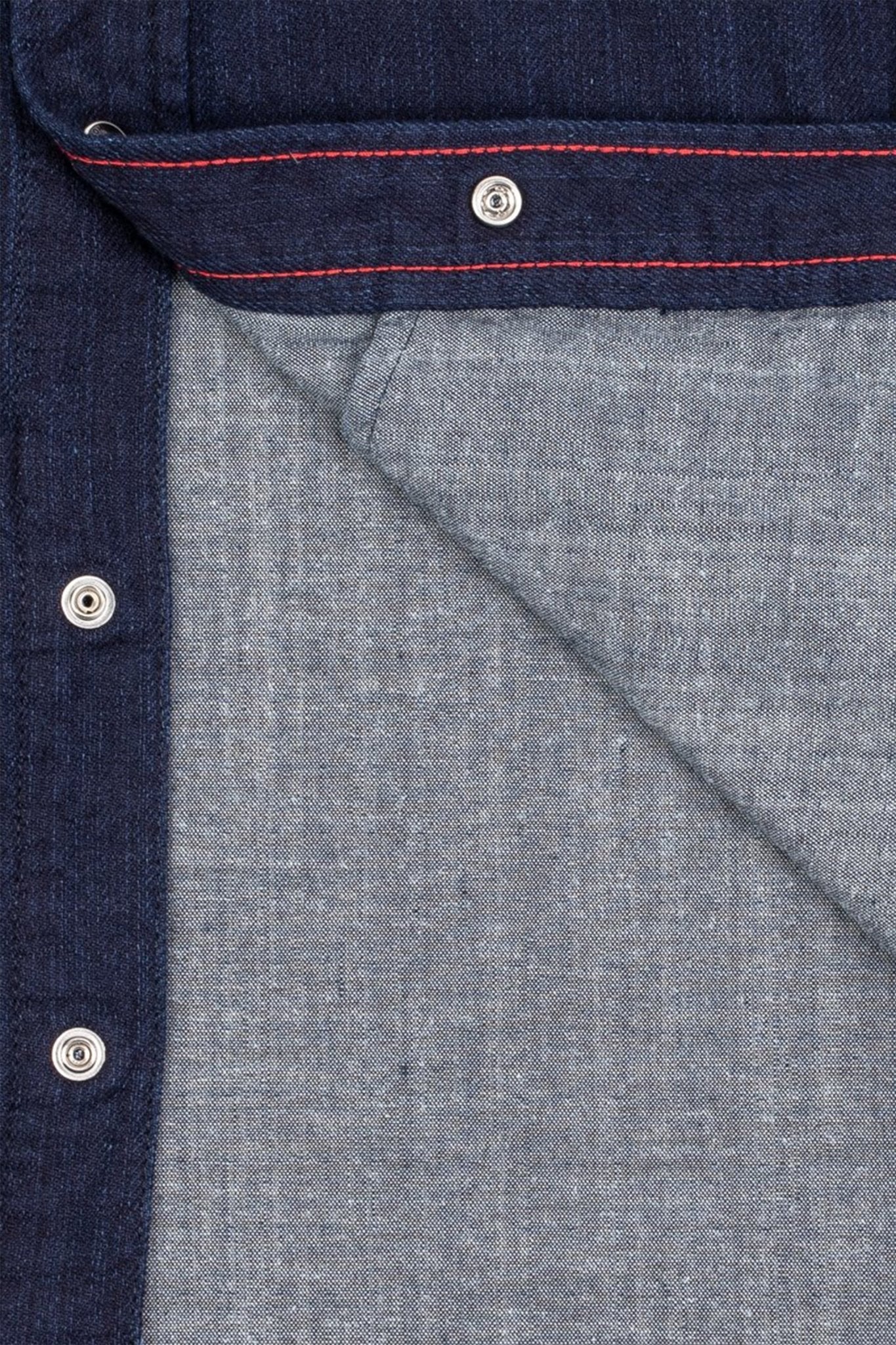 Iron Heart 10oz Double Cloth Denim CPO Shirt - Indigo