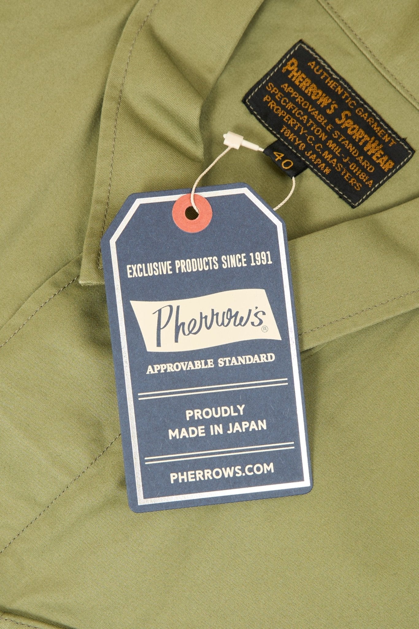 Pherrow's Jungle Fatigue Jacket - Olive