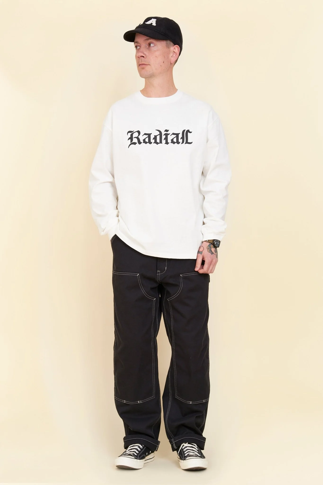 Radiall Hot Box L/S T-Shirt - White