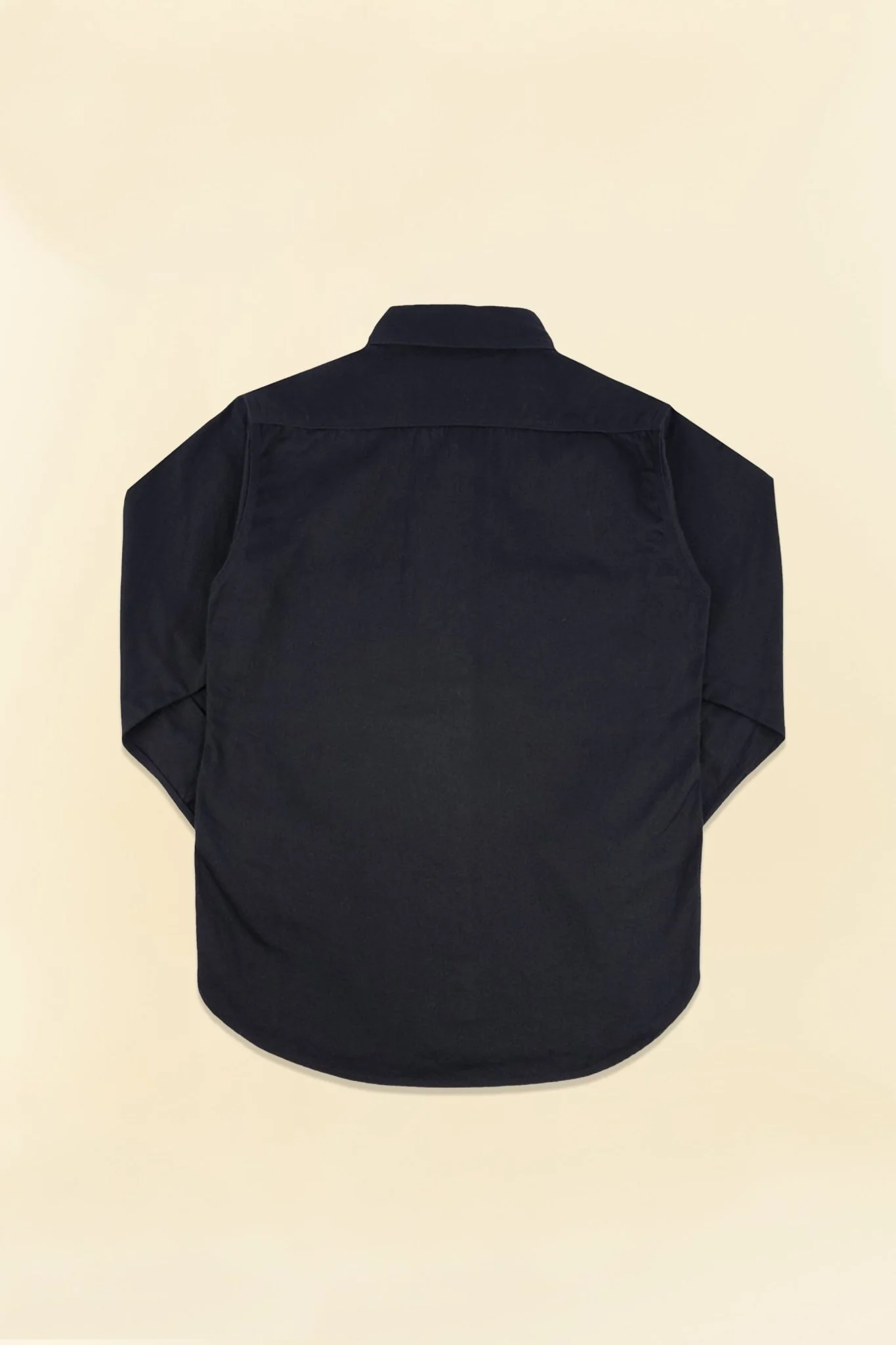 Iron Heart 9oz Cotton Linen Work Shirt - Black