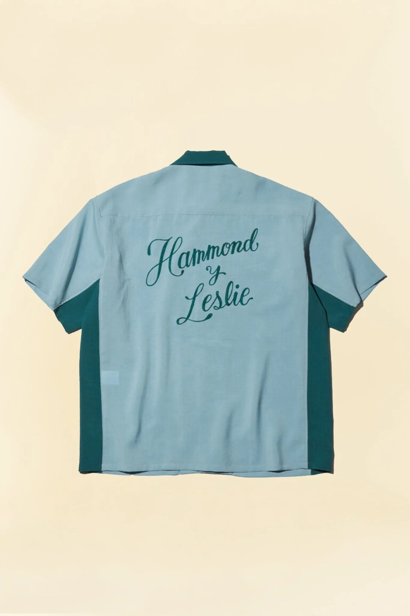 Radiall Hammond S/S Open Collared Shirt - Green