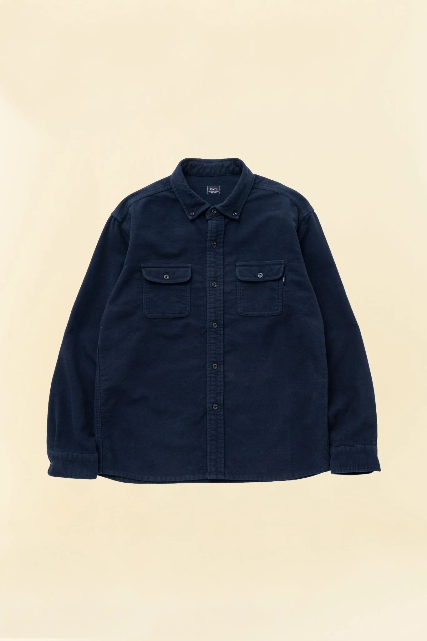 Rats Moleskin B.D Shirt - Navy