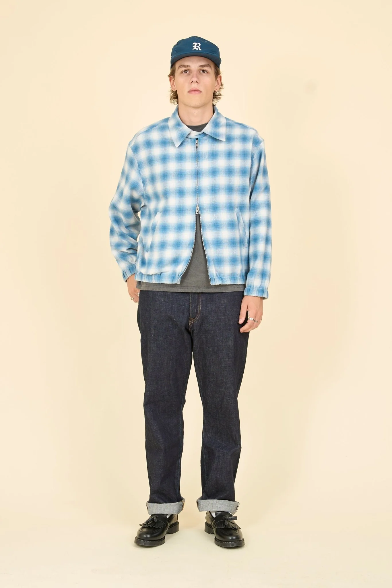 Radiall El Camino Zip Up Jacket - Blue