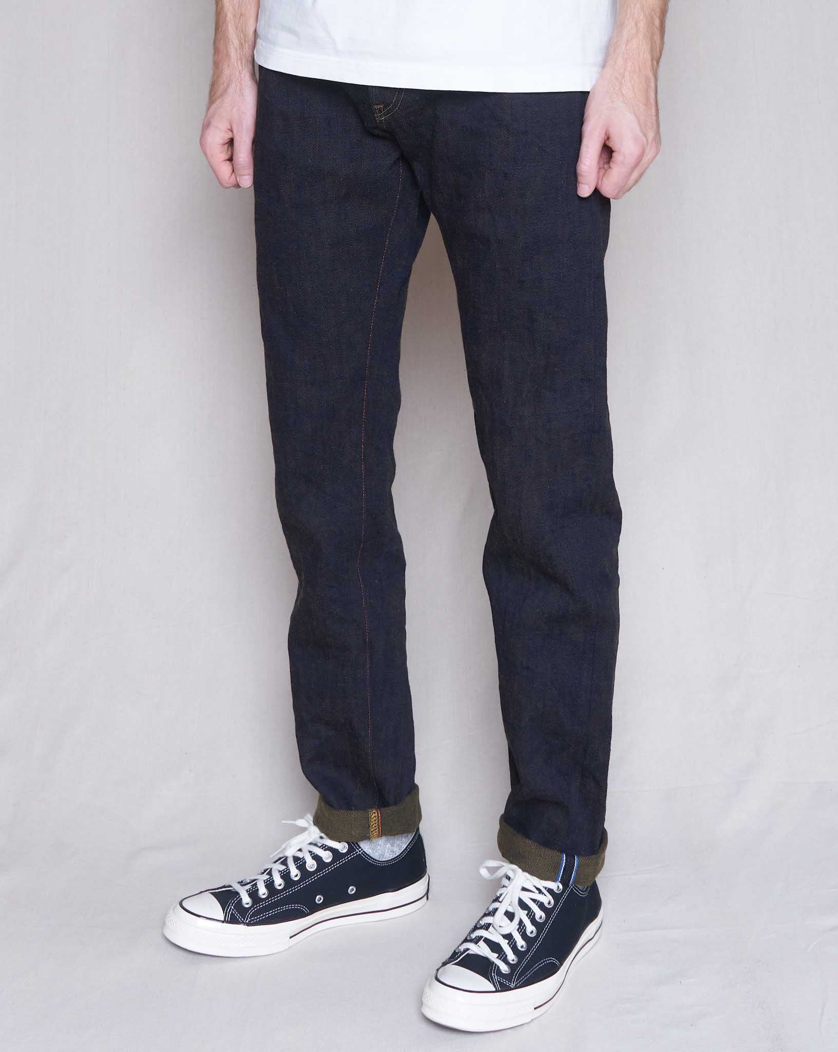 Tanuki 19.5oz HKHT 'Heavy Kusaki' High Rise Tapered Selvedge Denim
