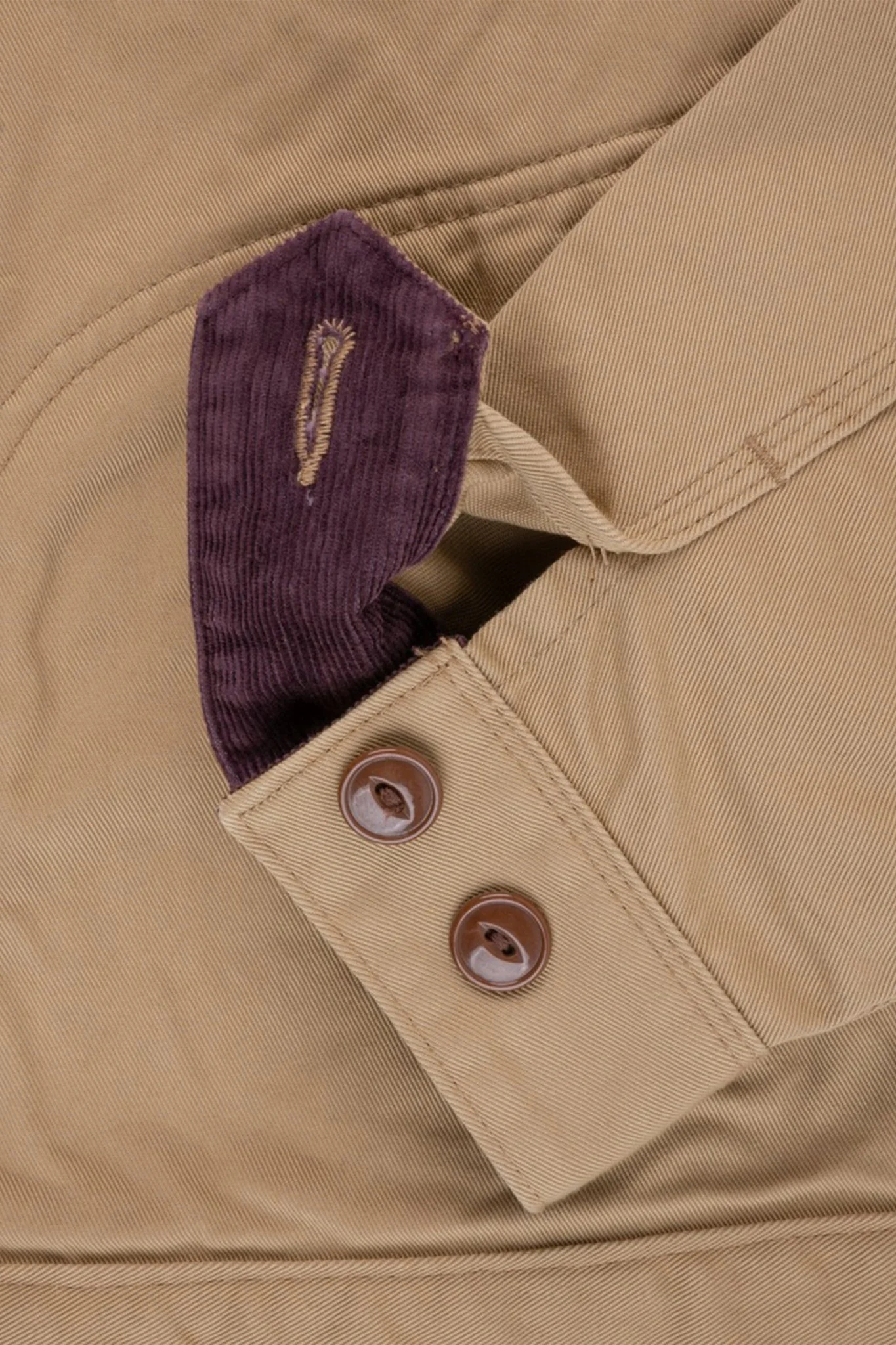 Iron Heart 12oz Kurashikizome Twill Work Jacket - Beige