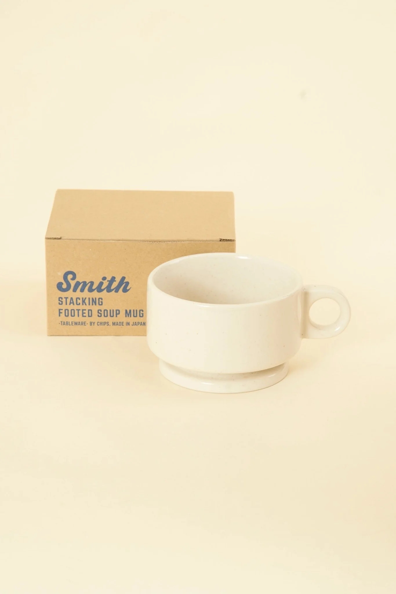 CHIPS Inc. Smith Stacking Soup Mug - Vanilla