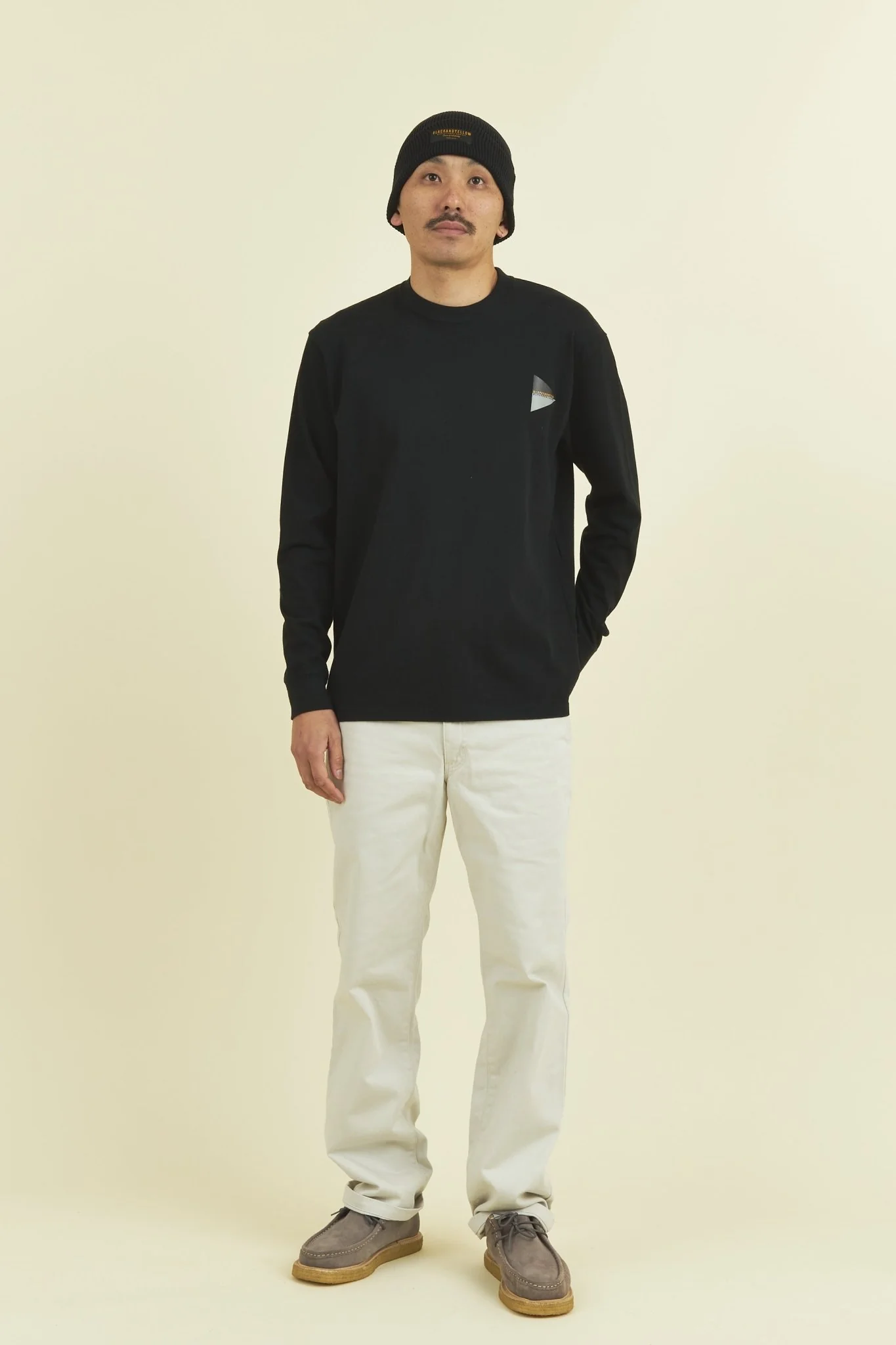 Rats Flag Longsleeve T-Shirt - Black