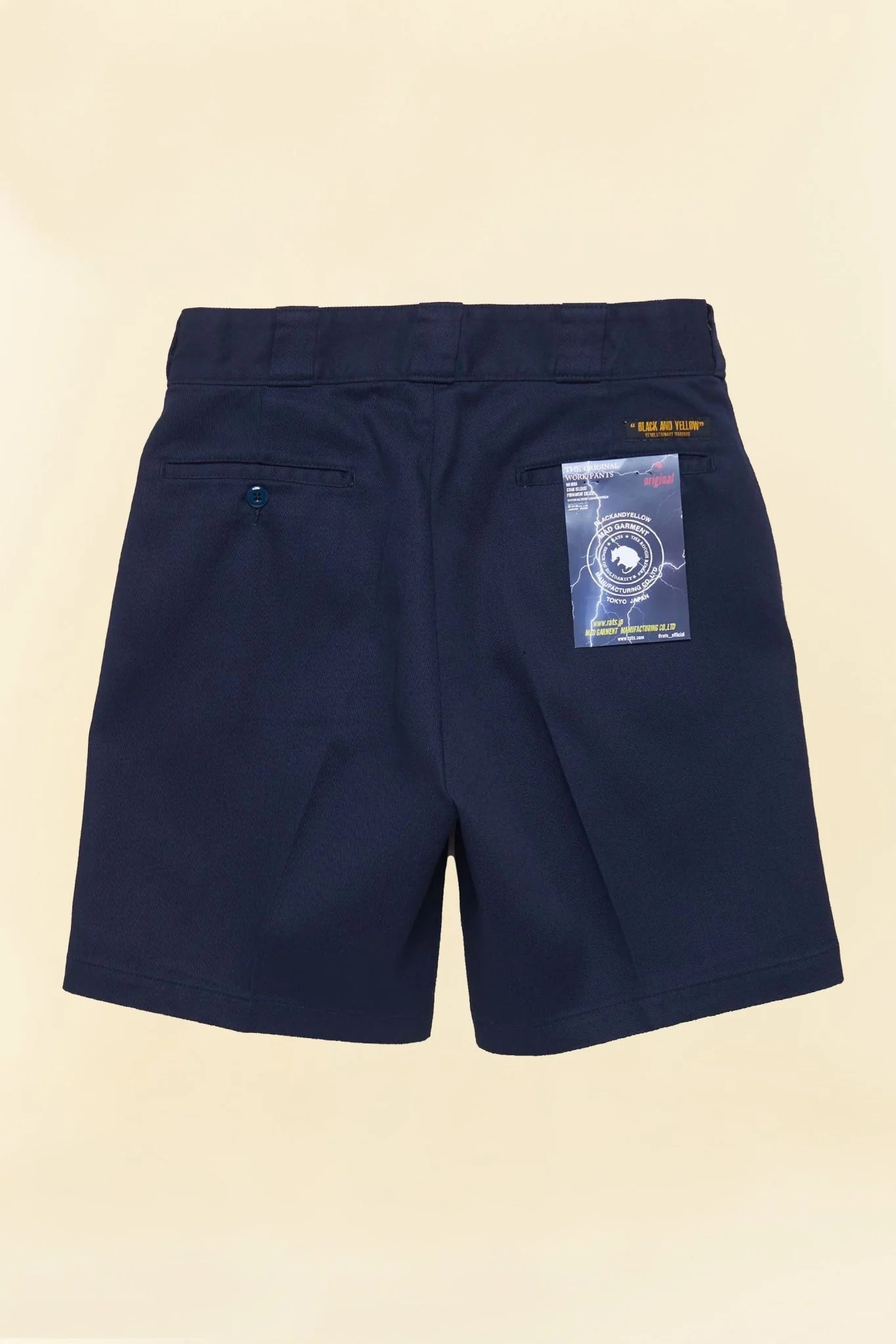 Rats Twill Work Shorts - Navy