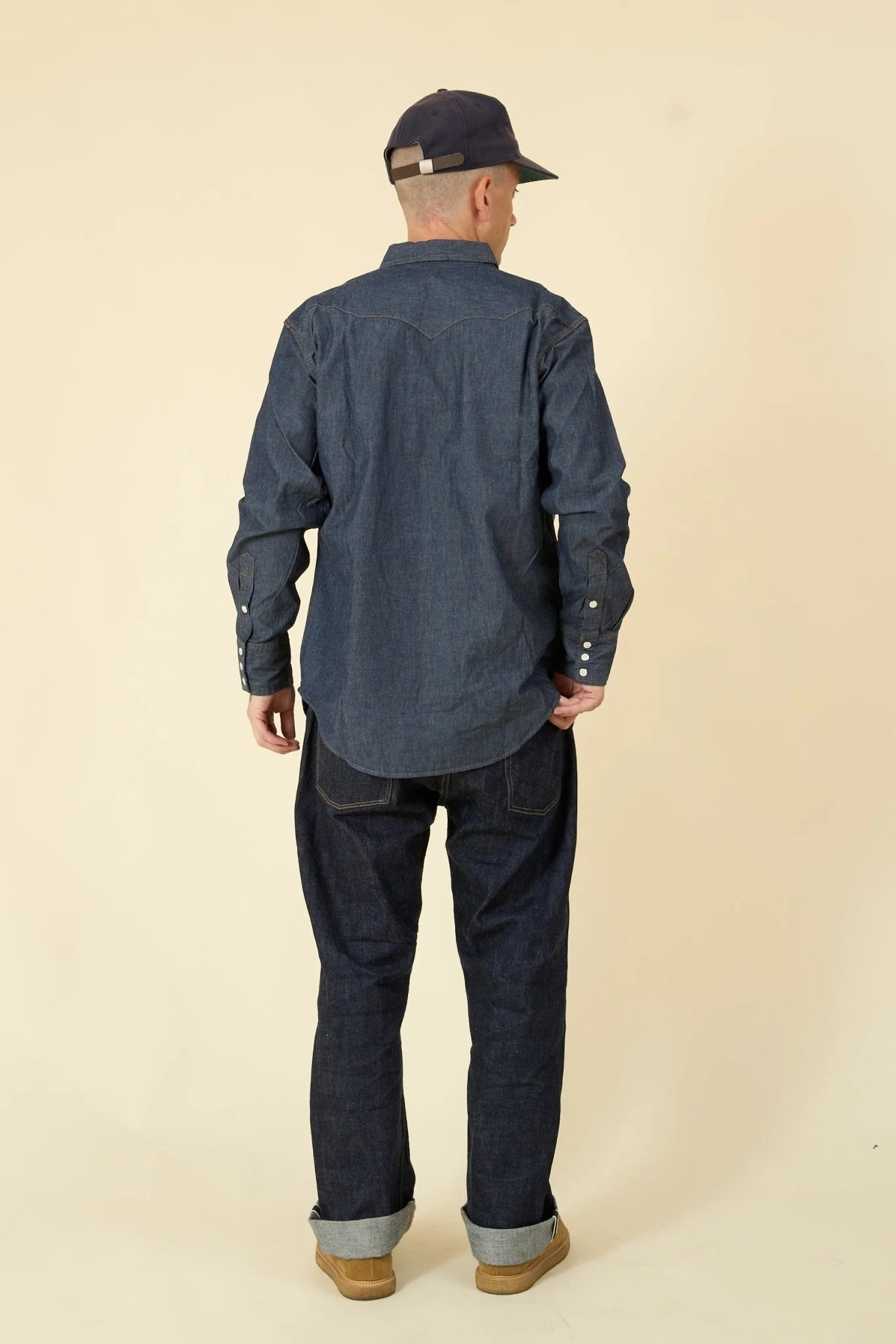 Dubble Works Lot. 43001 Western Shirt - Indigo