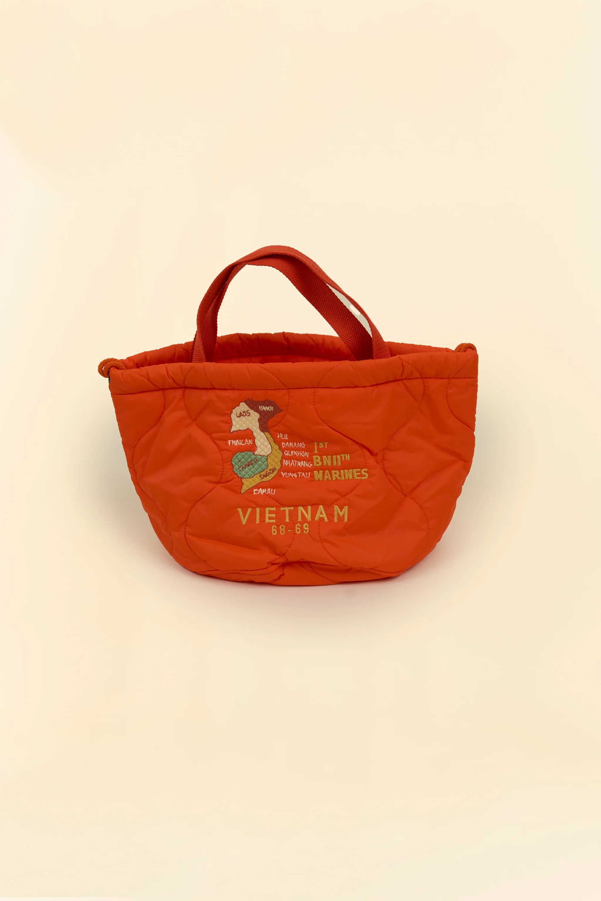 Pherrow's Tiger Quilted Bag-  Orange