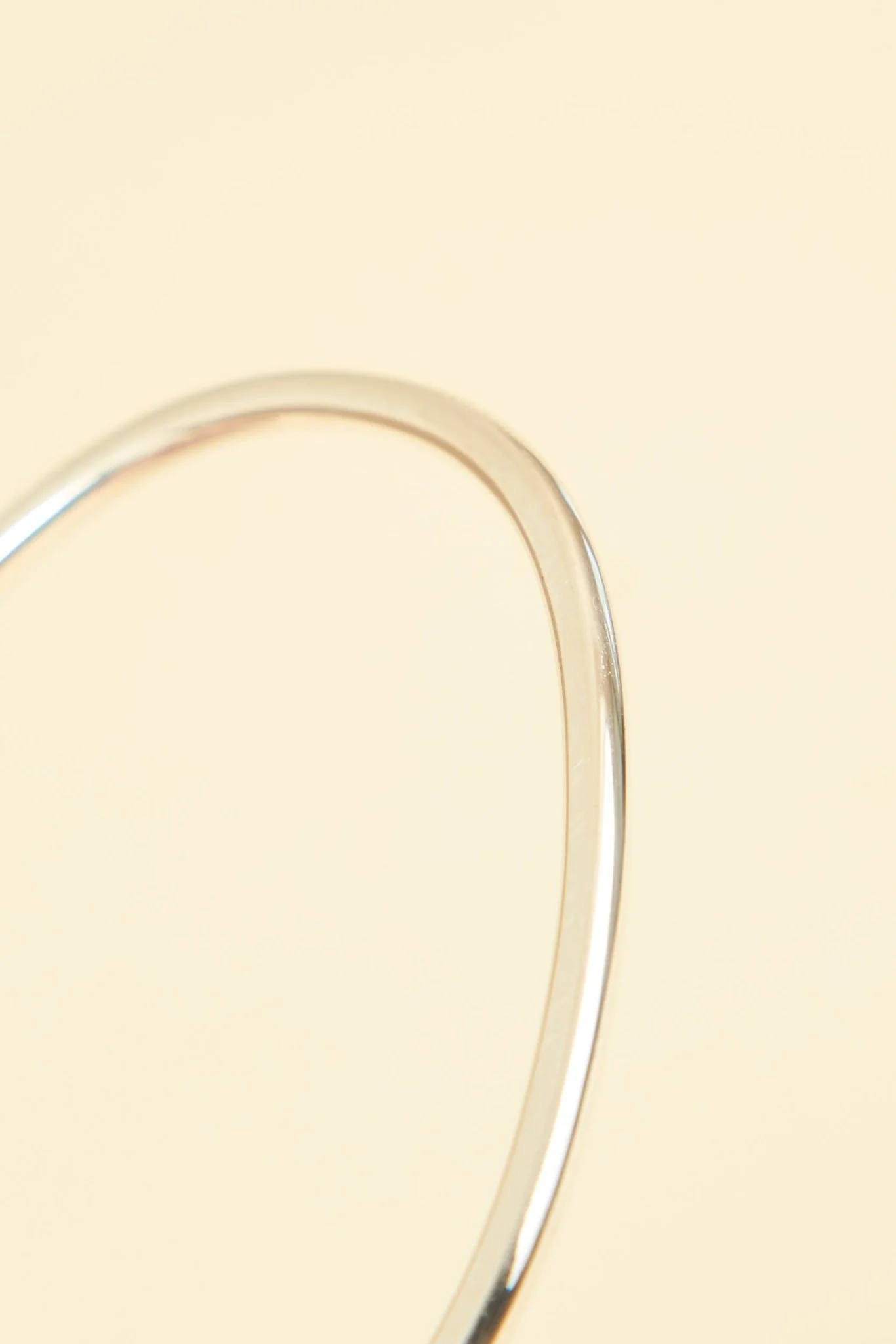 SunKu Roller Press Bangle - Silver