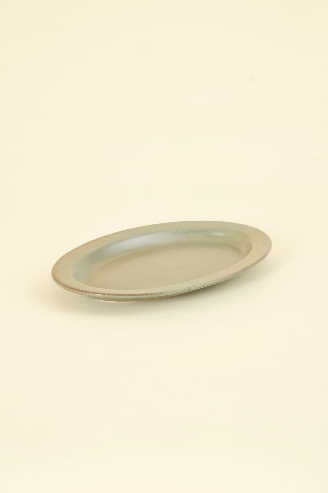 CHIPS Inc. Ancient Pottery Oval Plate - Gray