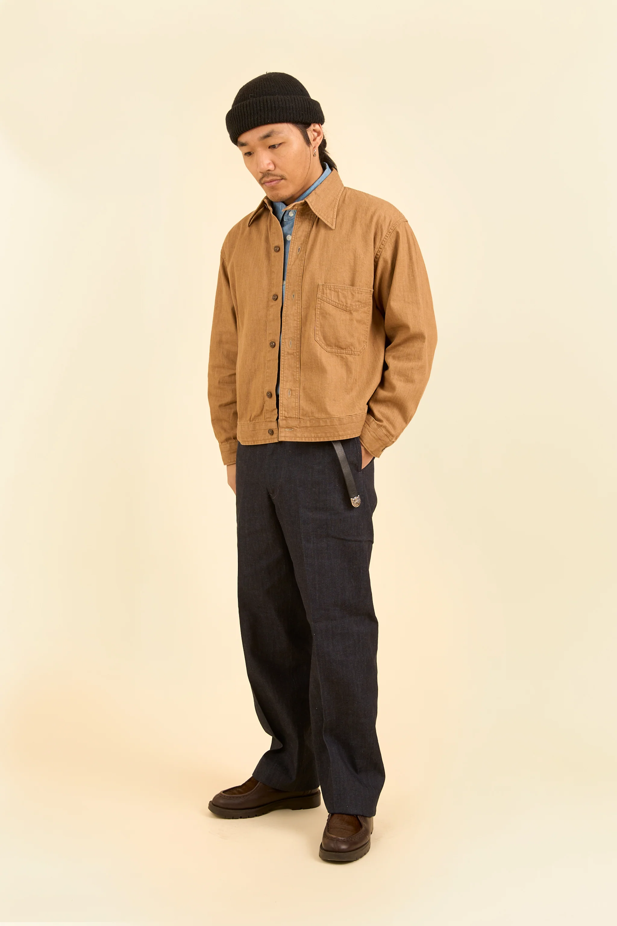 Lawford Lot.753 Waistband Over Shirt - Industrial Brown