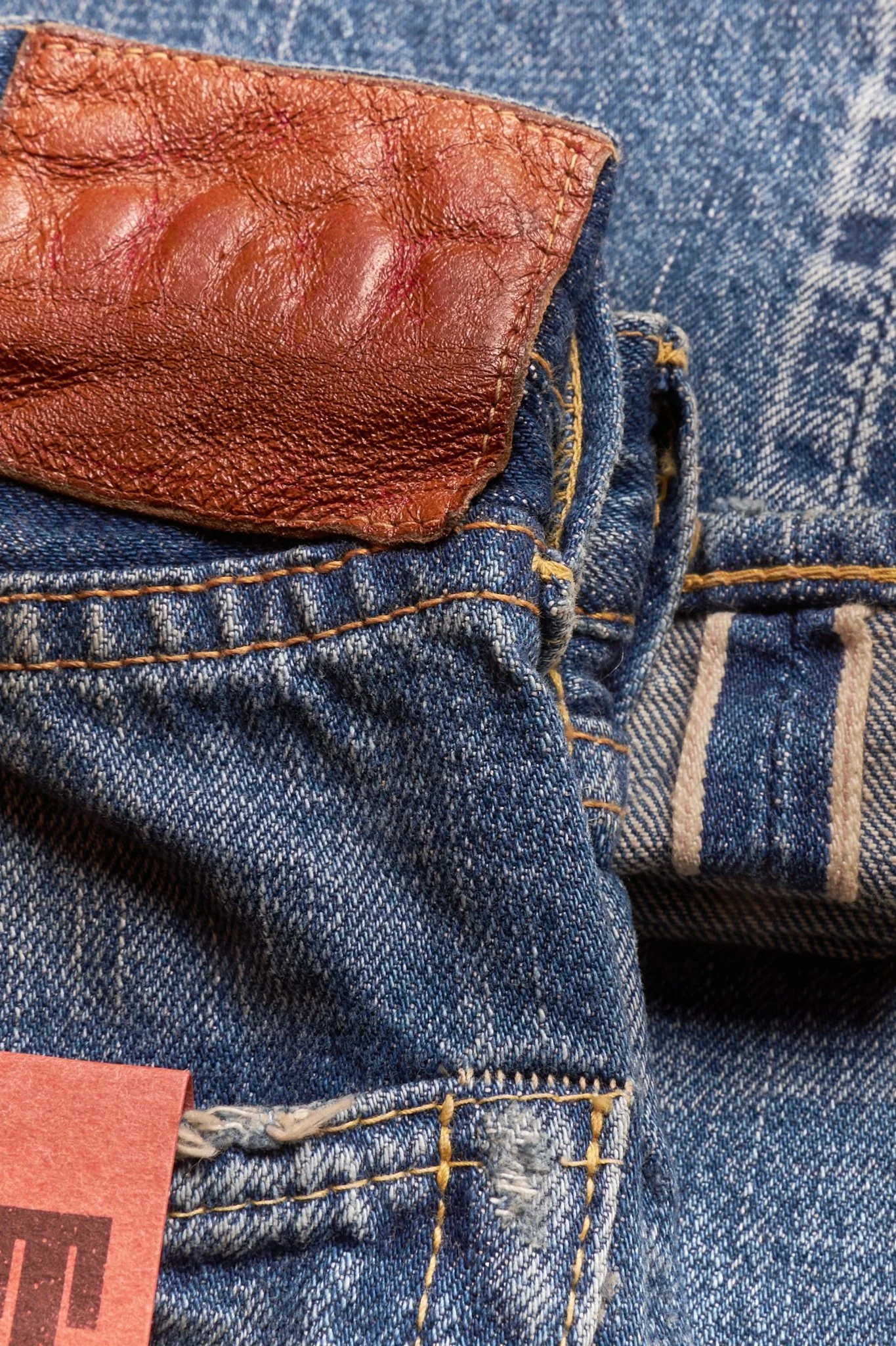 Fullcount 0105 Dartford Washed Straight Selvedge Denim - 13.7oz