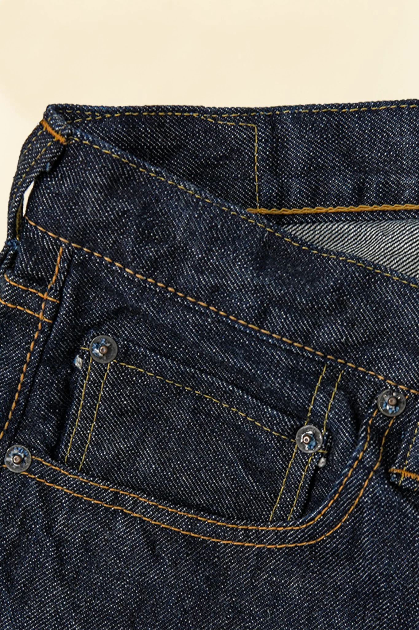 Fullcount 1103 Clean Straight Selvedge Denim - 13.7oz