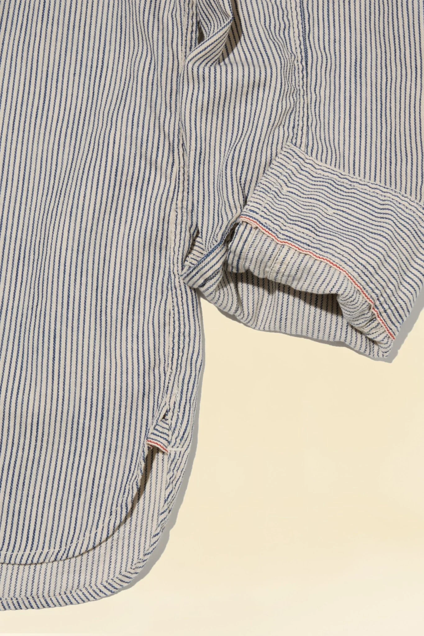 Radiall Wheels L/S Work Shirt - Hickory Stripe