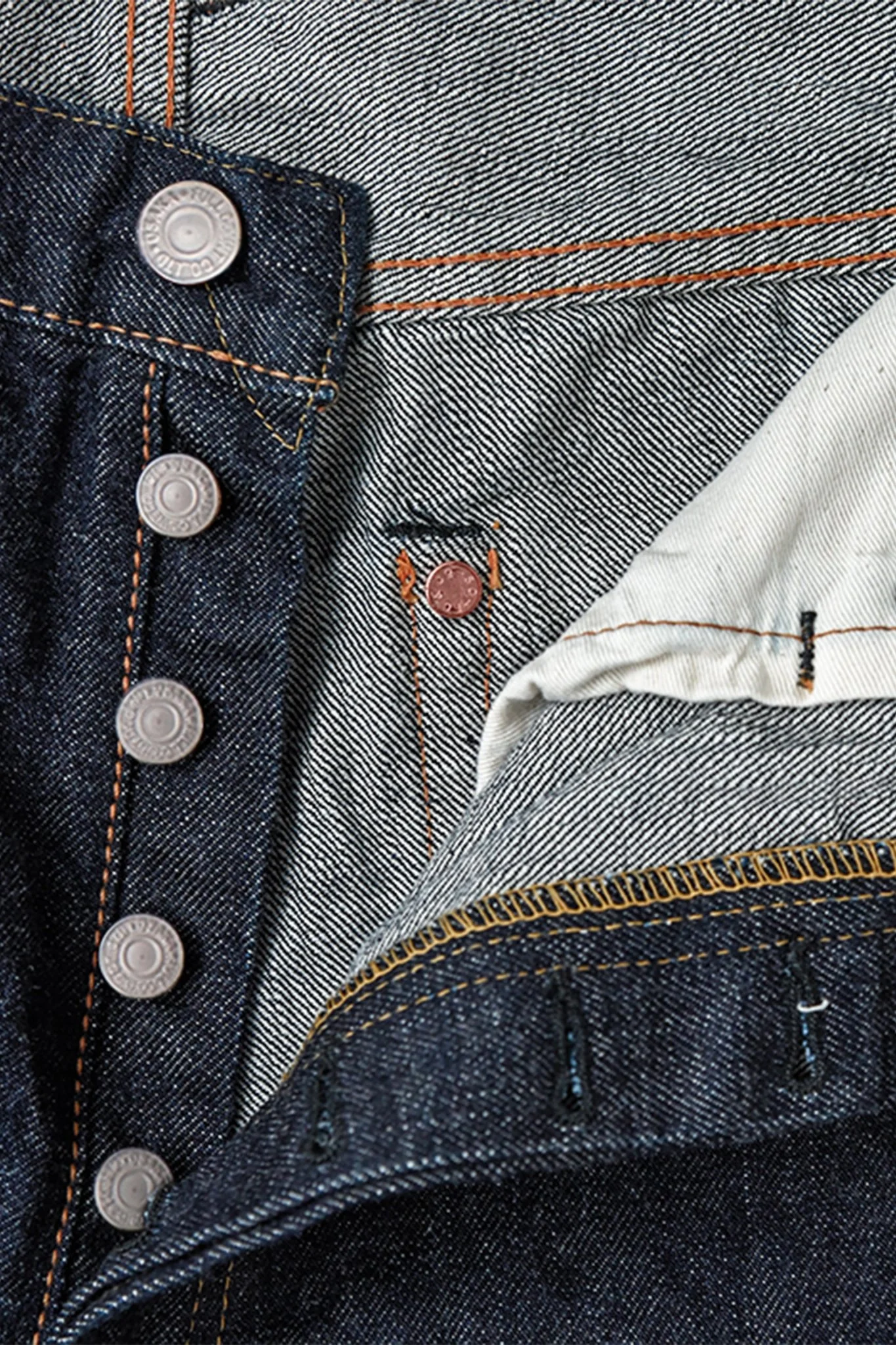 Fullcount 1103 Clean Straight Selvedge Denim - 13.7oz
