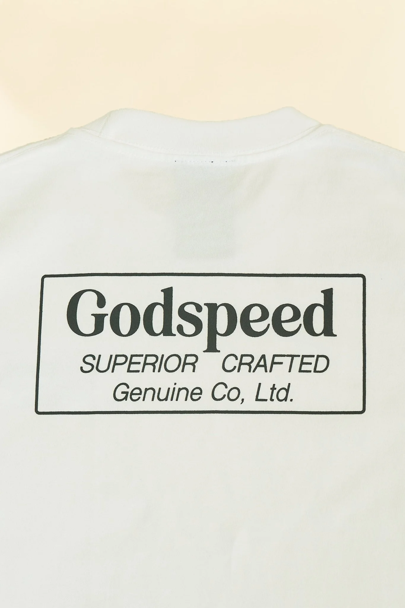 Godspeed 'Genuine' Heavyweight Organic T-Shirt - White