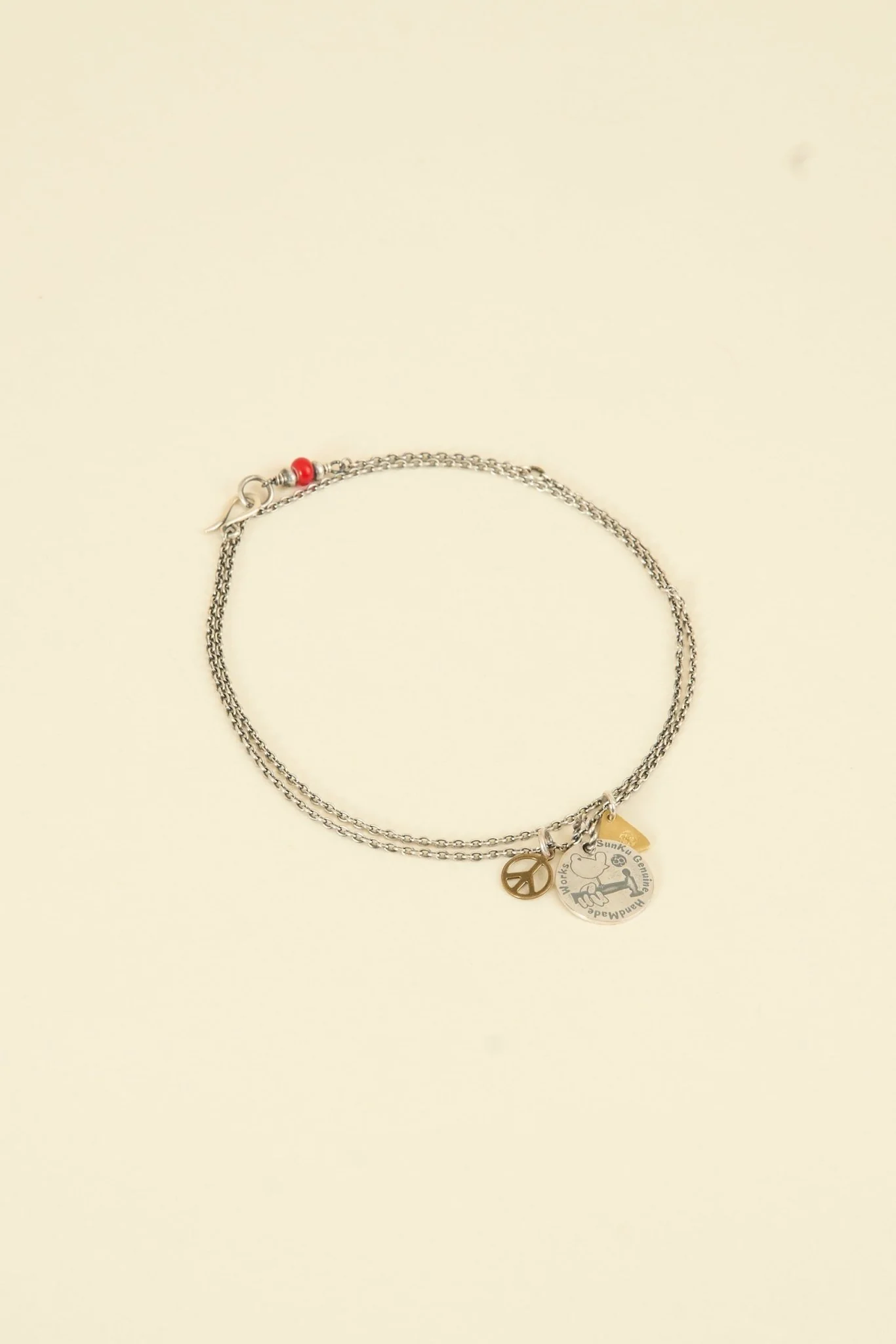 SunKu Plate Necklace - Silver / Gold