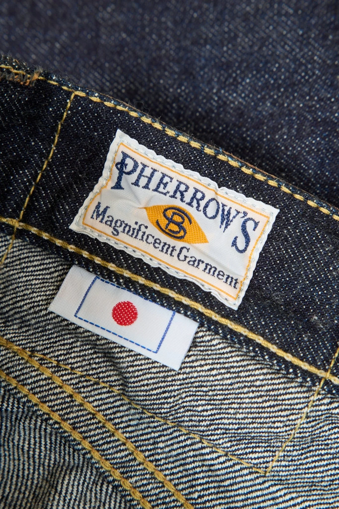 Pherrow's 521SW Straight Selvedge Denim - 13.5oz