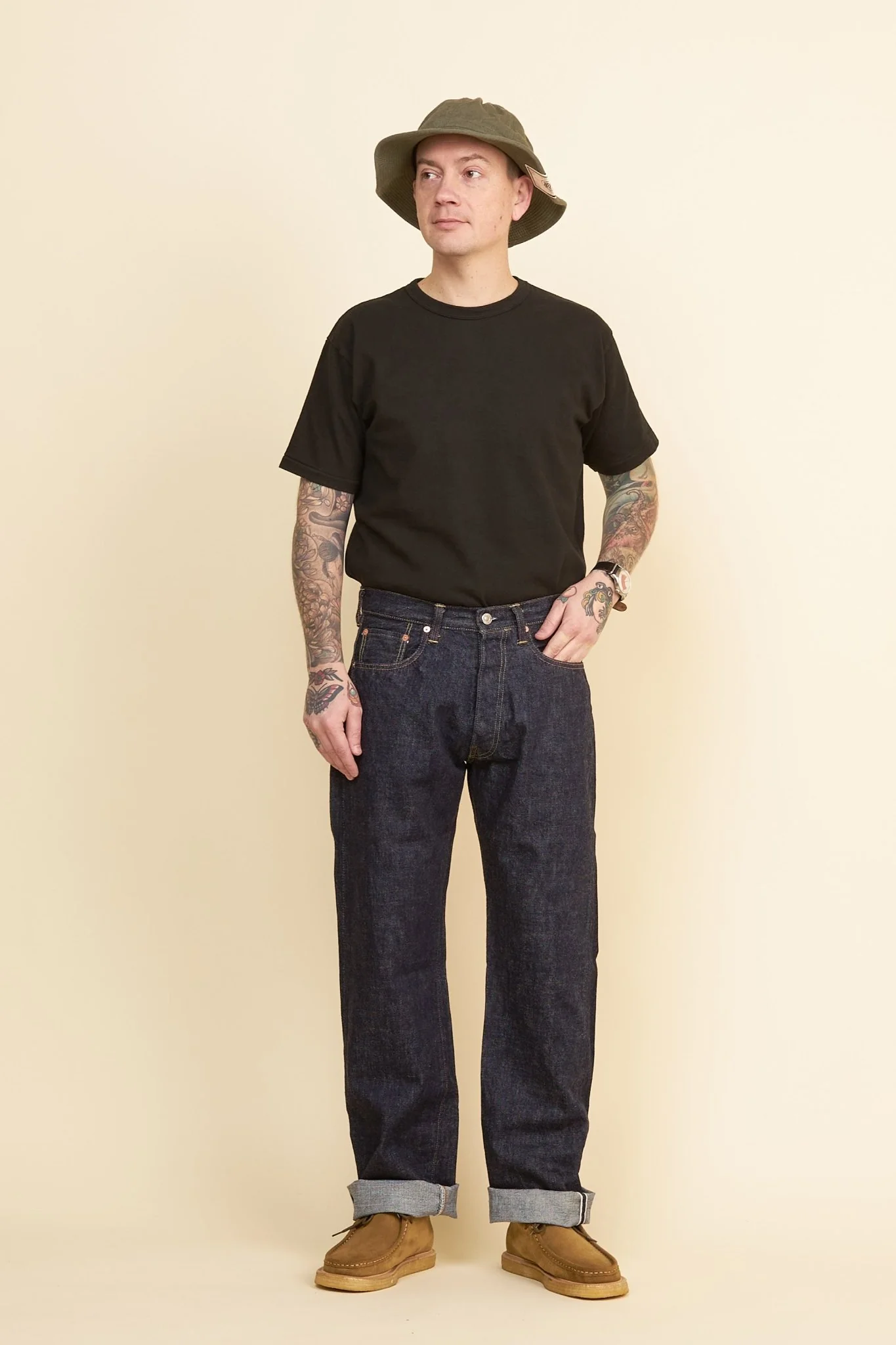 TCB Jeans 50's XX High Rise Straight Denim - 13.5oz