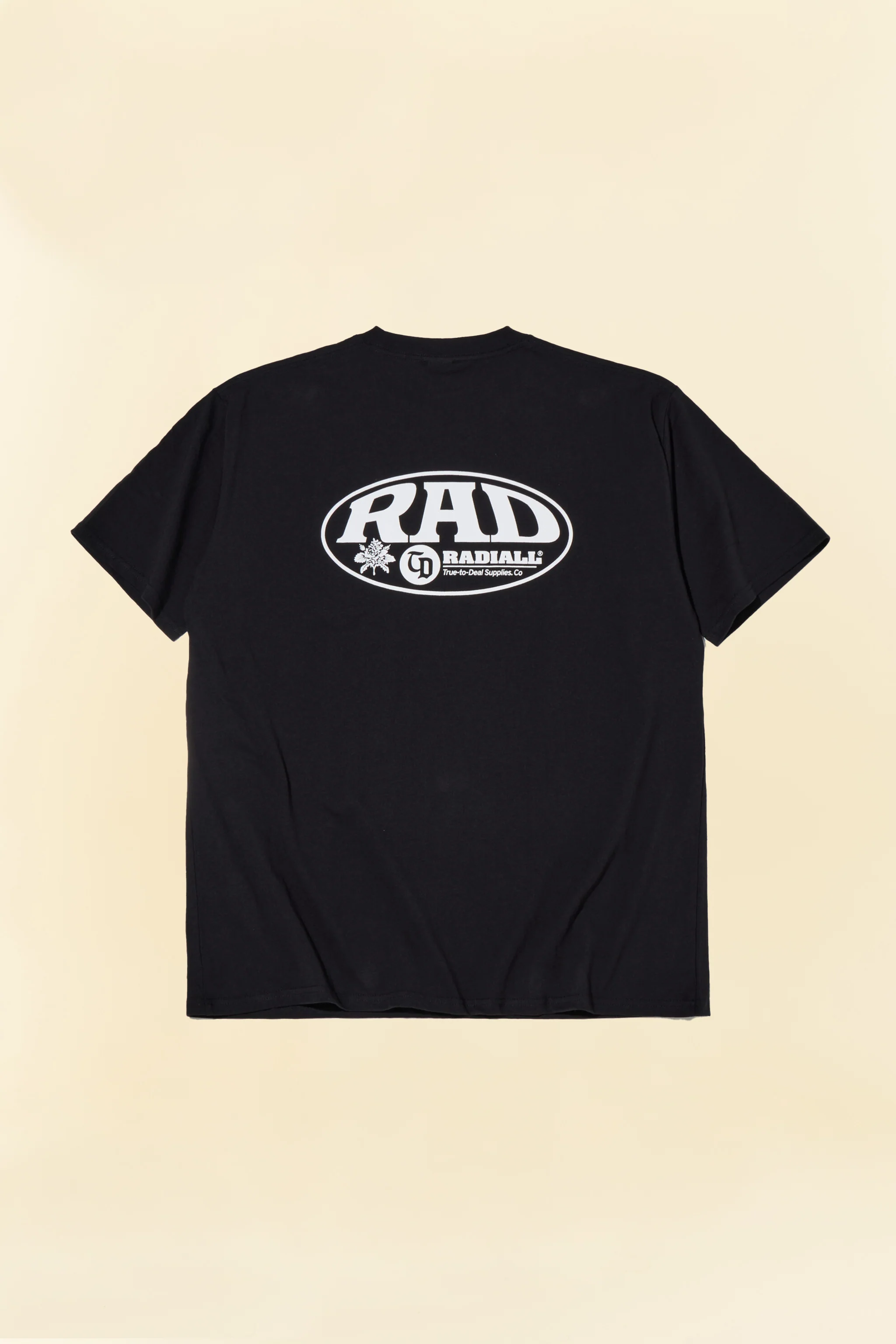 Radiall Label Crew Neck T-Shirt - Black