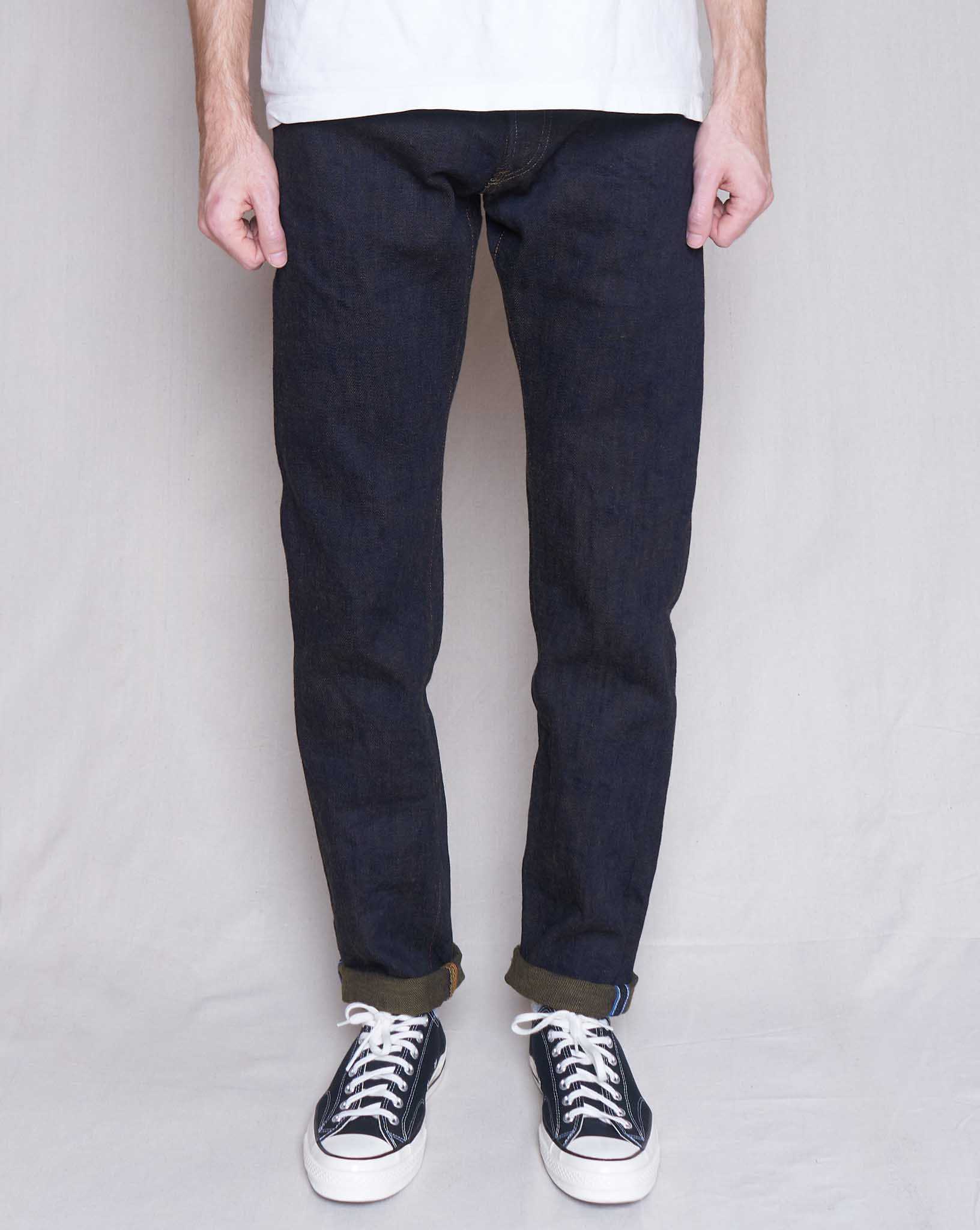 Tanuki 19.5oz HKHT 'Heavy Kusaki' High Rise Tapered Selvedge Denim