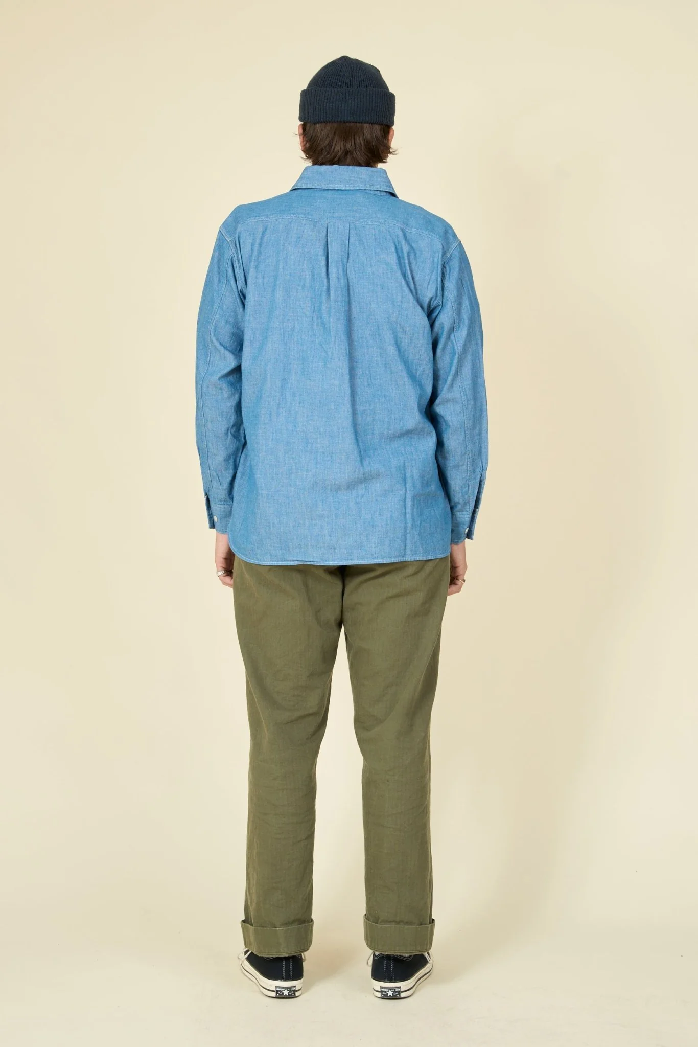 Radiall Wheels L/S Work Shirt - Indigo