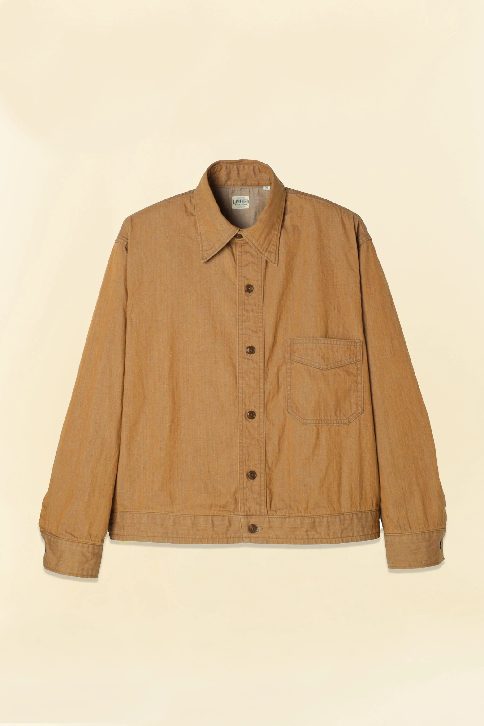 Lawford Lot.753 Waistband Over Shirt - Industrial Brown