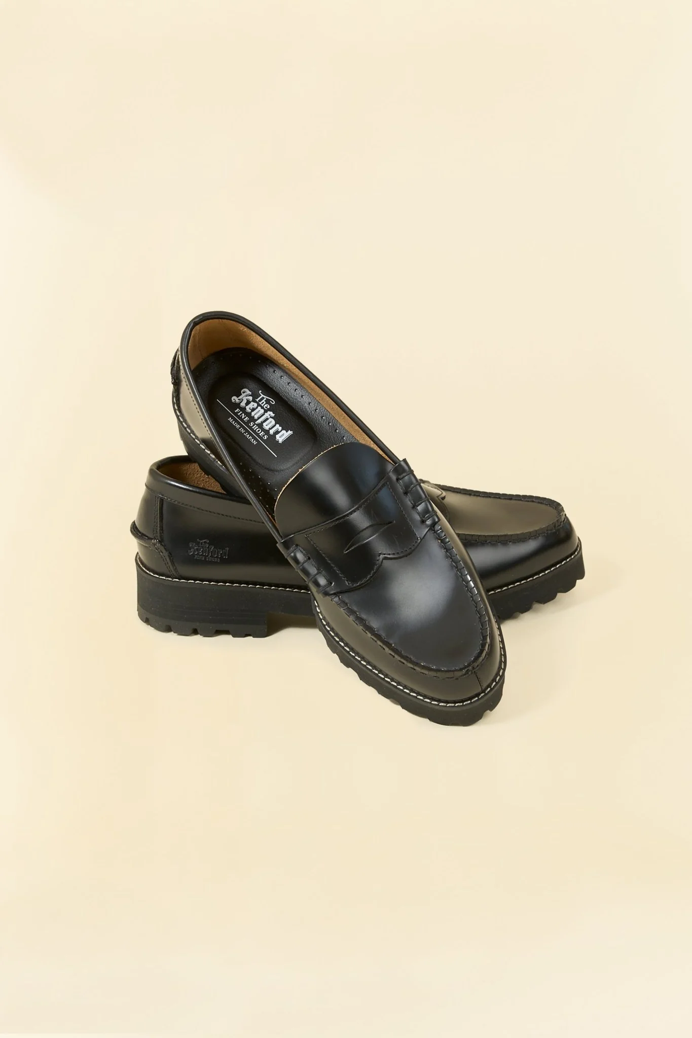 Kenford Shoes Tank Sole Loafer - Black