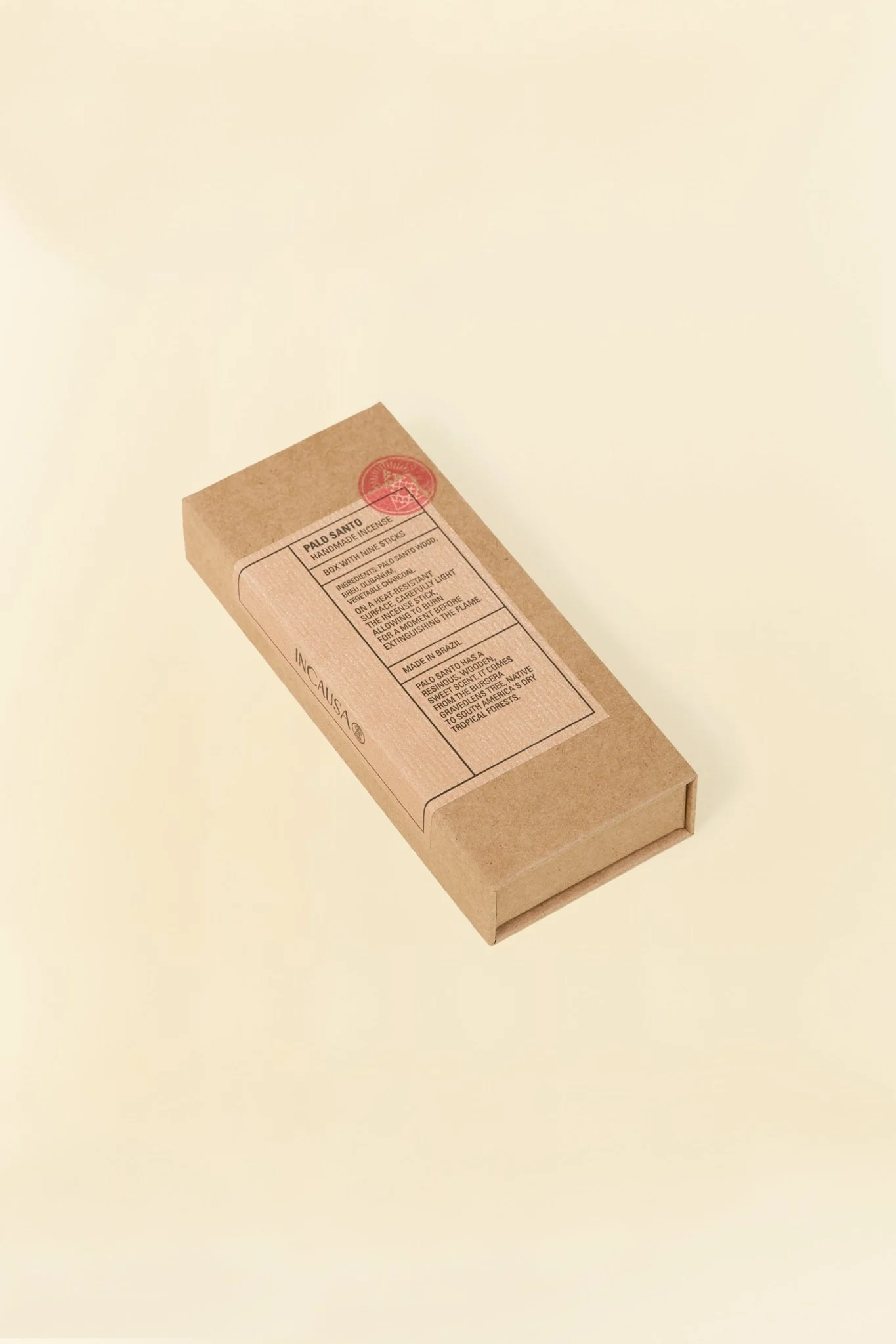 Incausa Incense - Palo Santo Breu Resin Incense Box