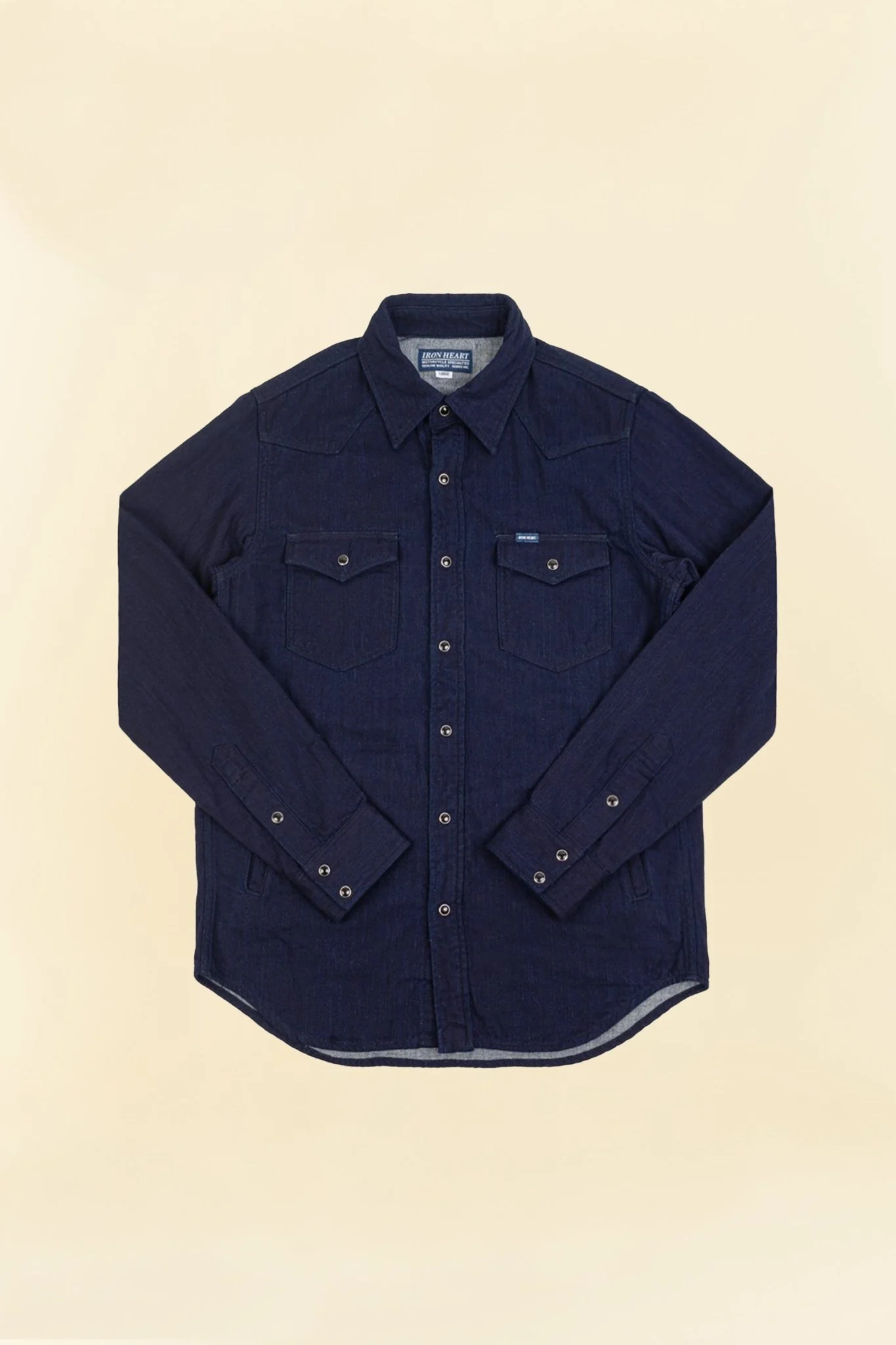 Iron Heart 10oz Double Cloth Denim CPO Shirt - Indigo