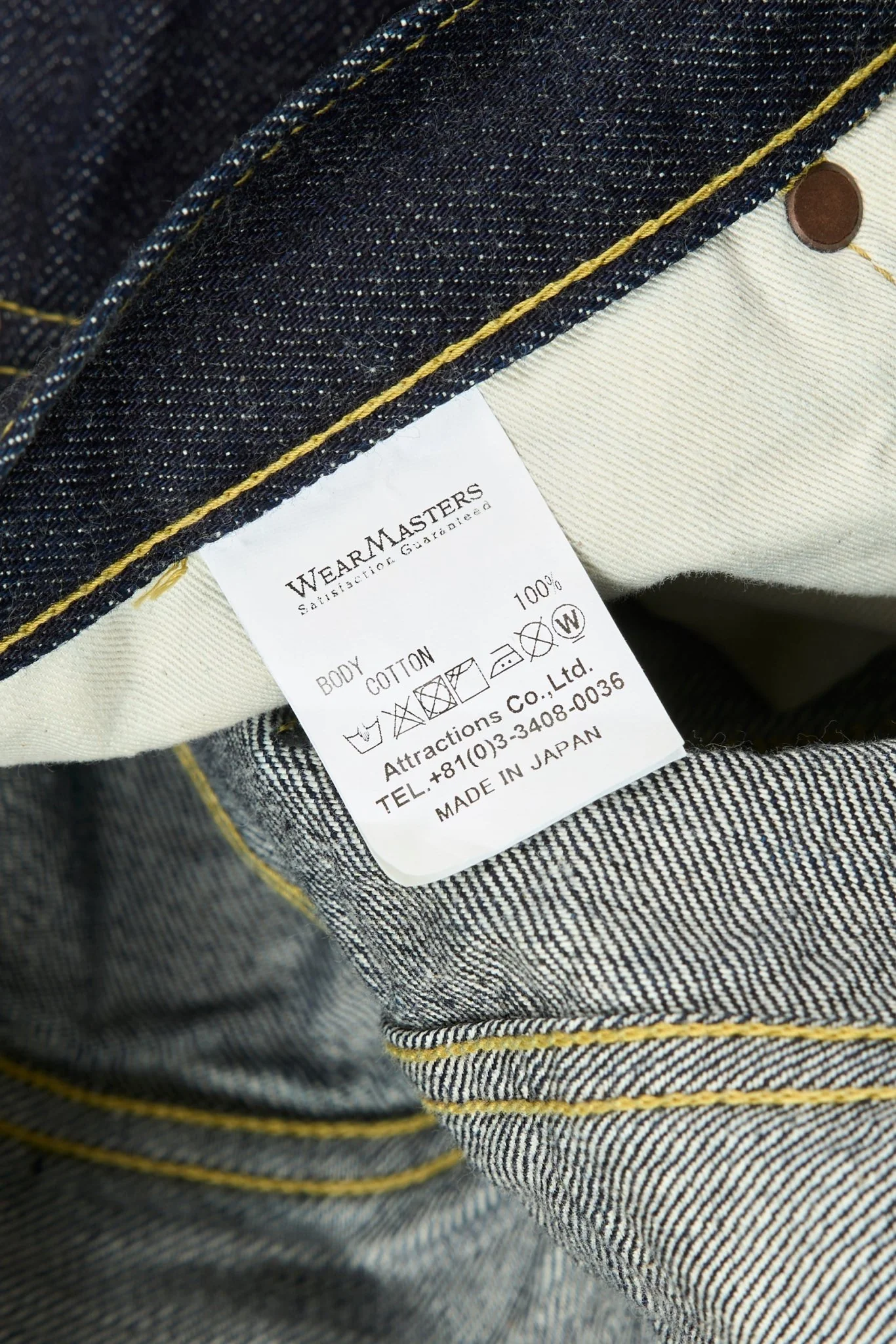 Wearmasters Lot.100 13.7oz Denim Pants