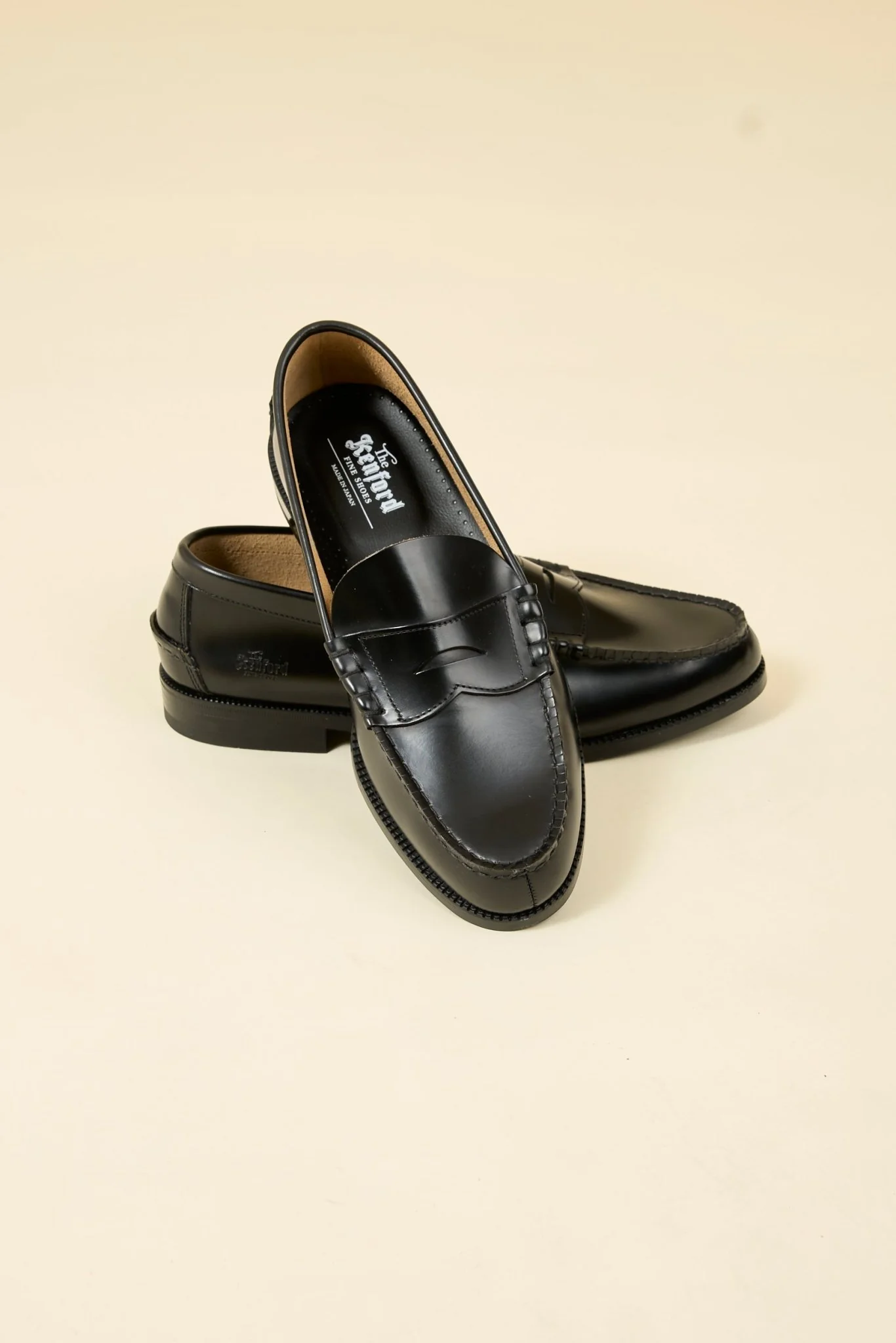 Kenford Shoes Coin Loafer - Black