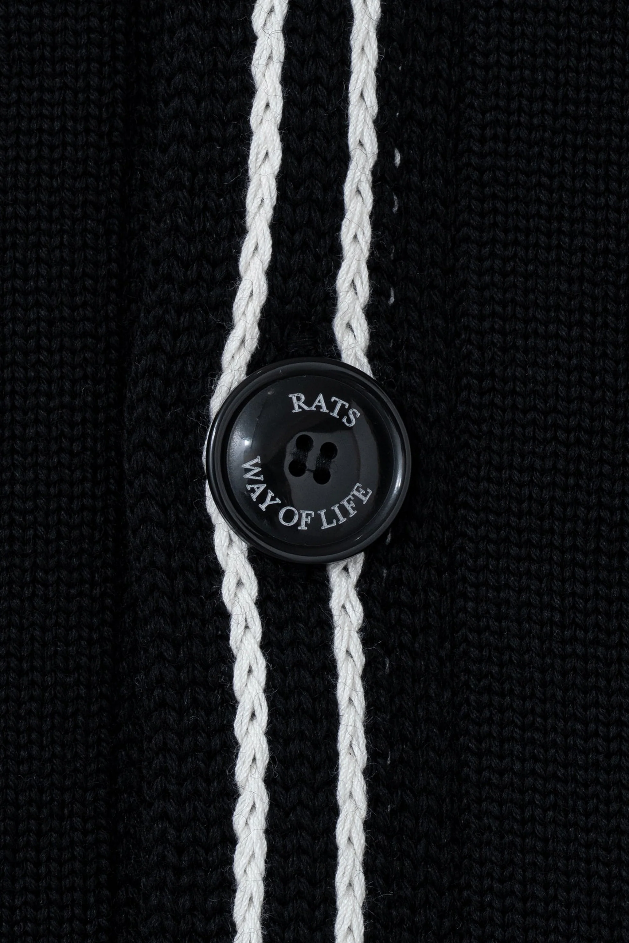 Rats Black Cardigan