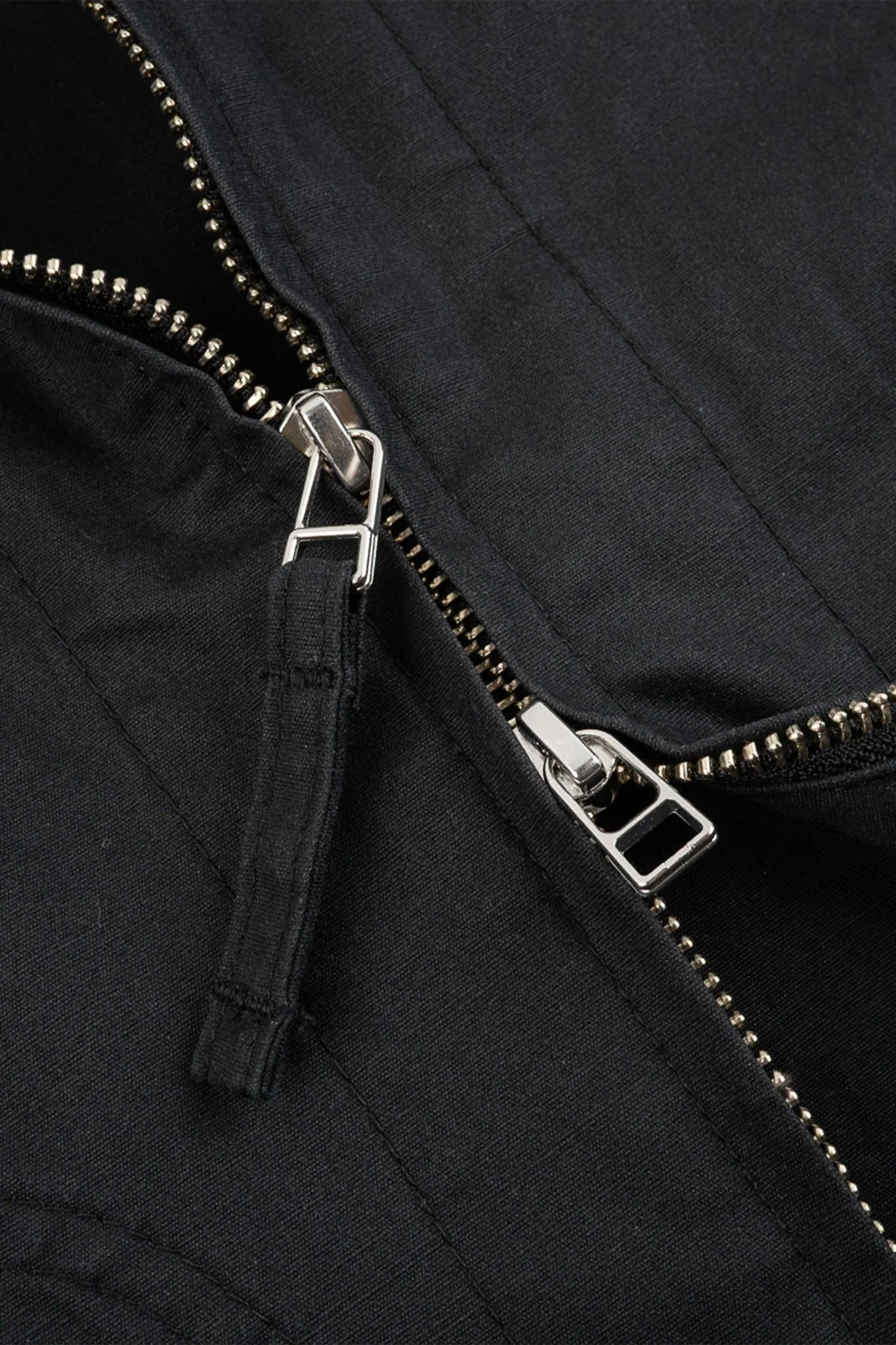 Iron Heart 7oz Rubber Wax Coated Windbreaker - Black