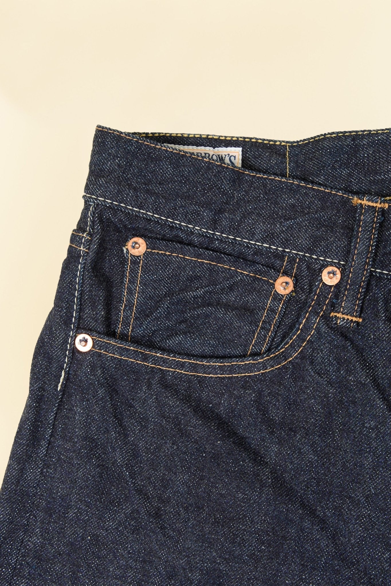 Pherrow's 521SW Straight Selvedge Denim - 13.5oz