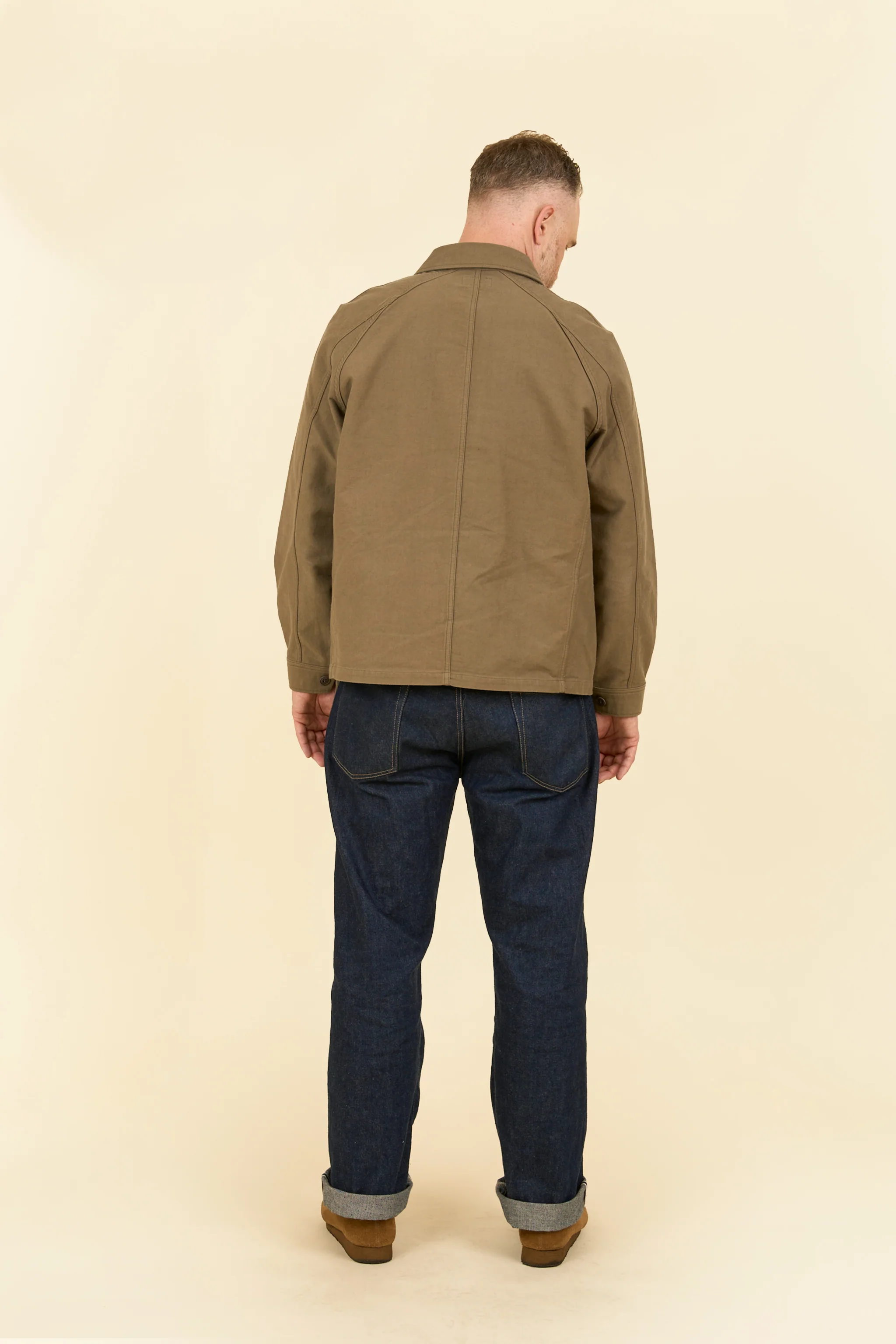 Pherrow's Nappa Workwear Jacket - Olive