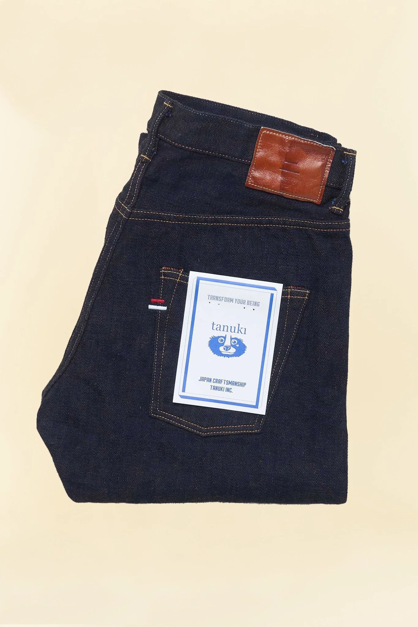 Tanuki 19.5oz HKHT 'Heavy Kusaki' High Rise Tapered Selvedge Denim