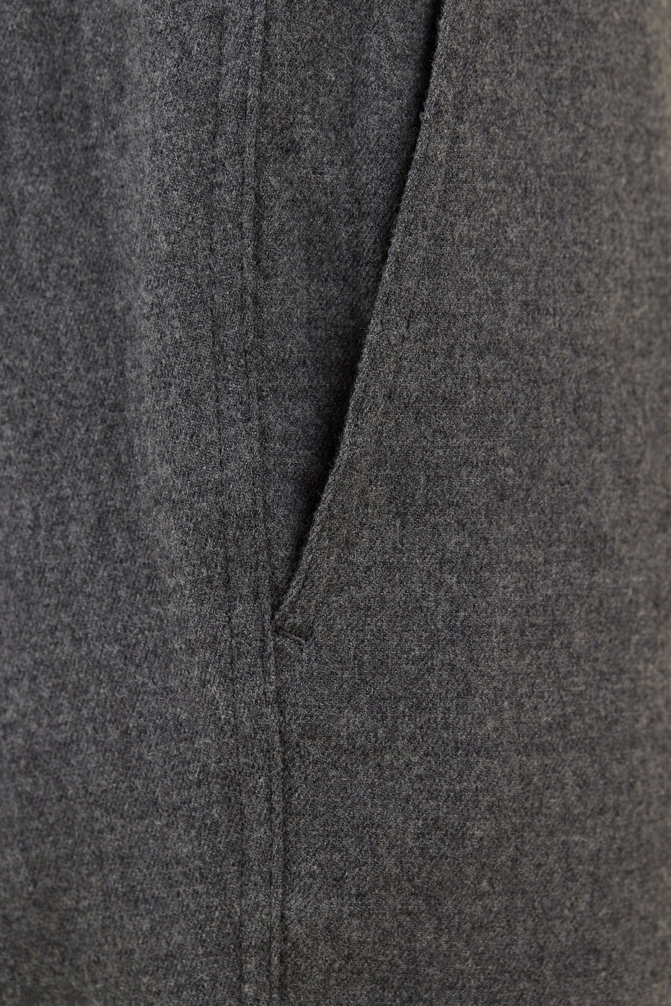 Rats Wool Knit Easy Pants - Charcoal