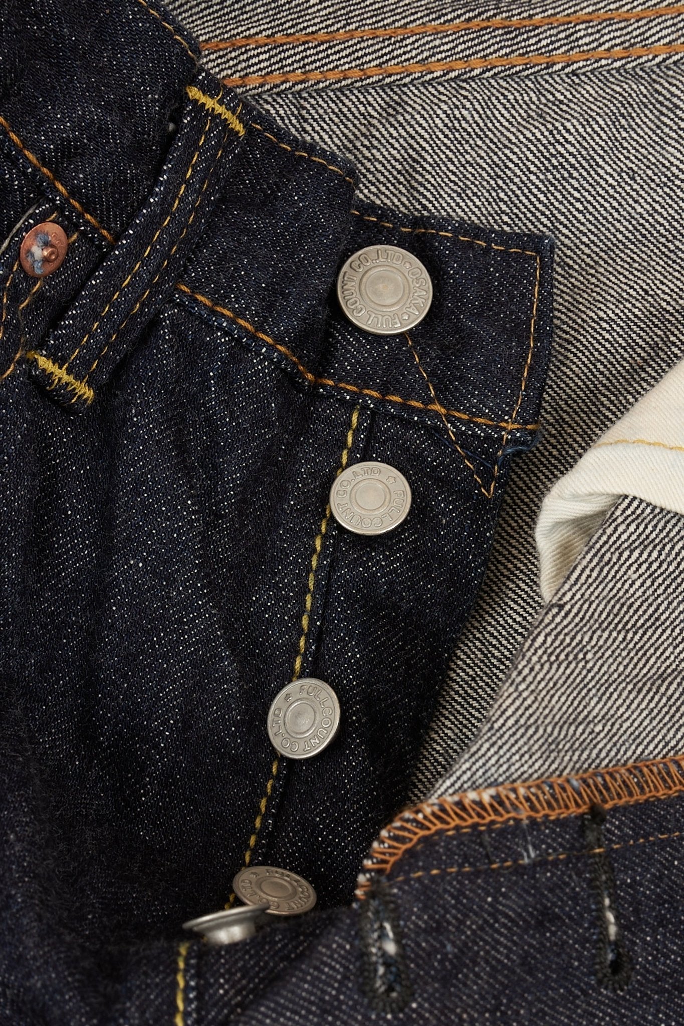 Fullcount 1101 Straight Selvedge Denim - 13.7oz