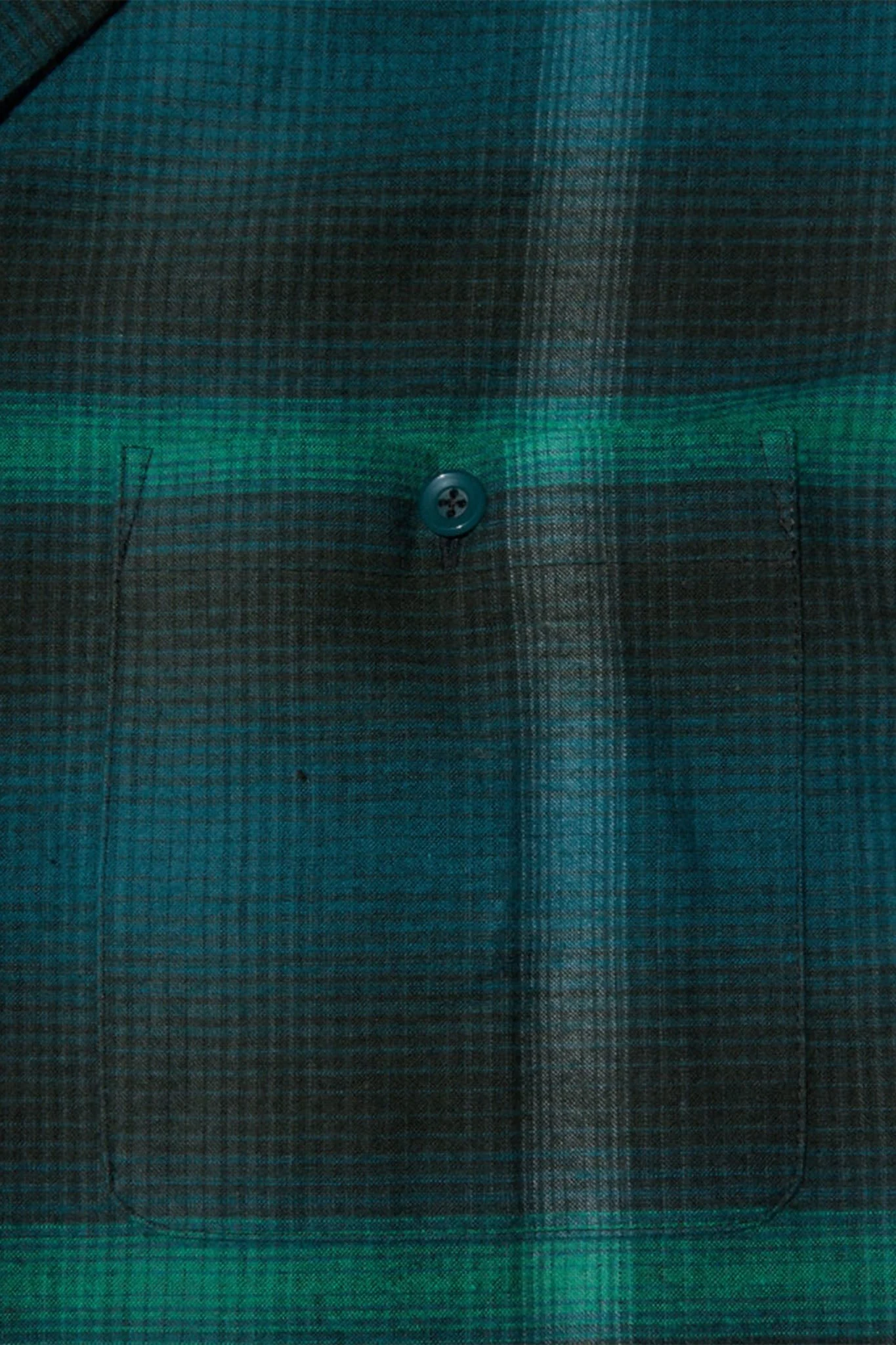 Radiall Boulevard L/S Open Collared Shirt - Bottle Green