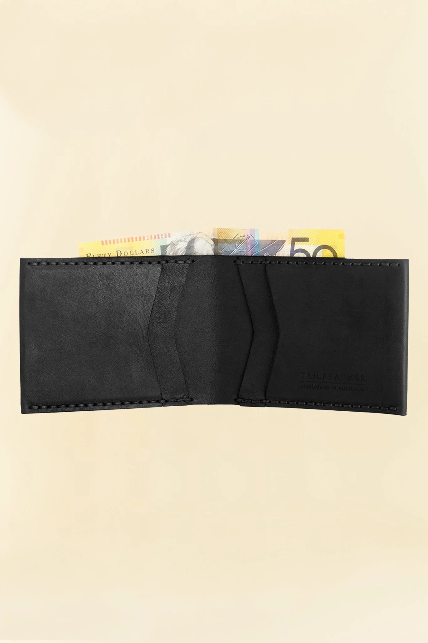 Tailfeather Finch Wallet - Black